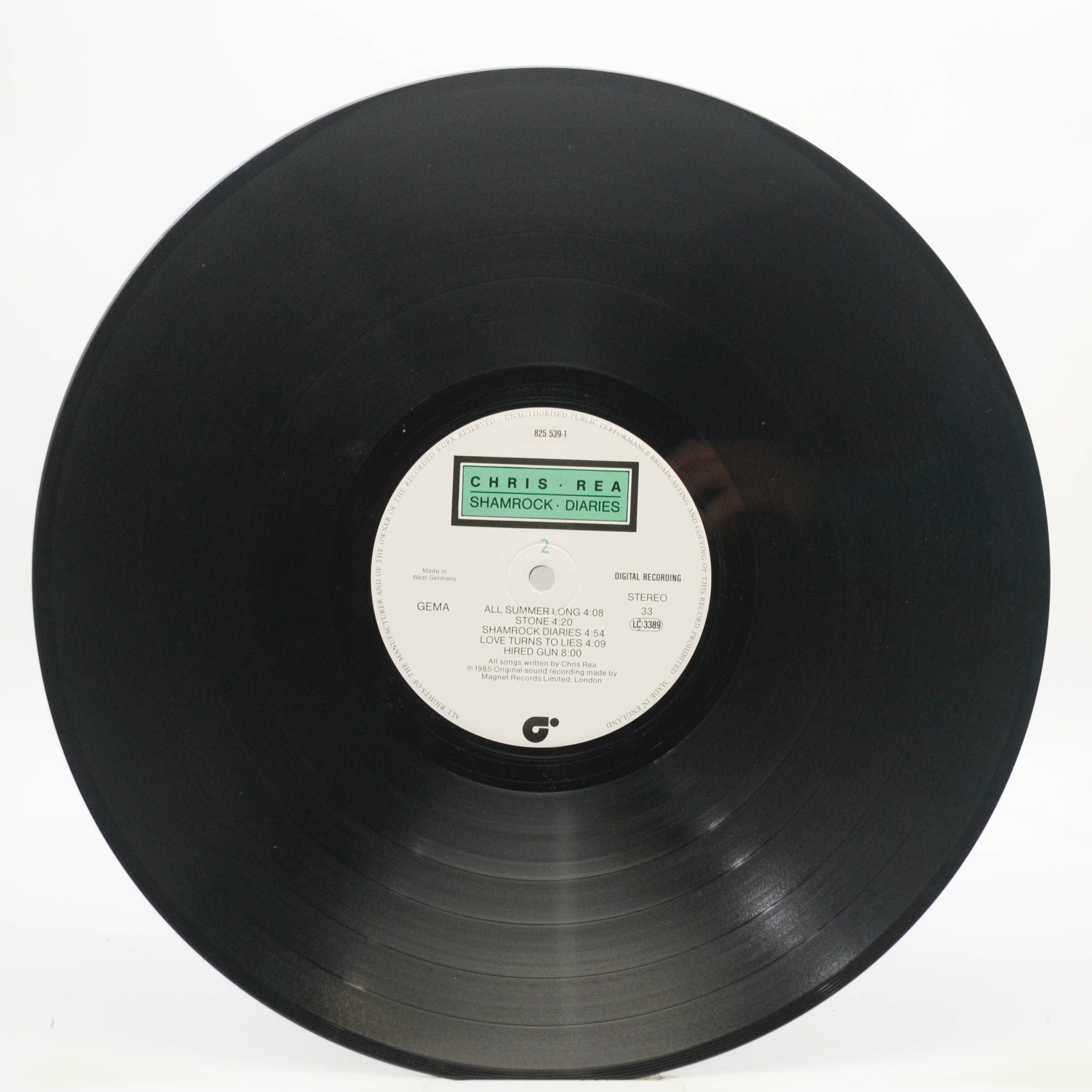 Chris Rea — Shamrock Diaries, 1985