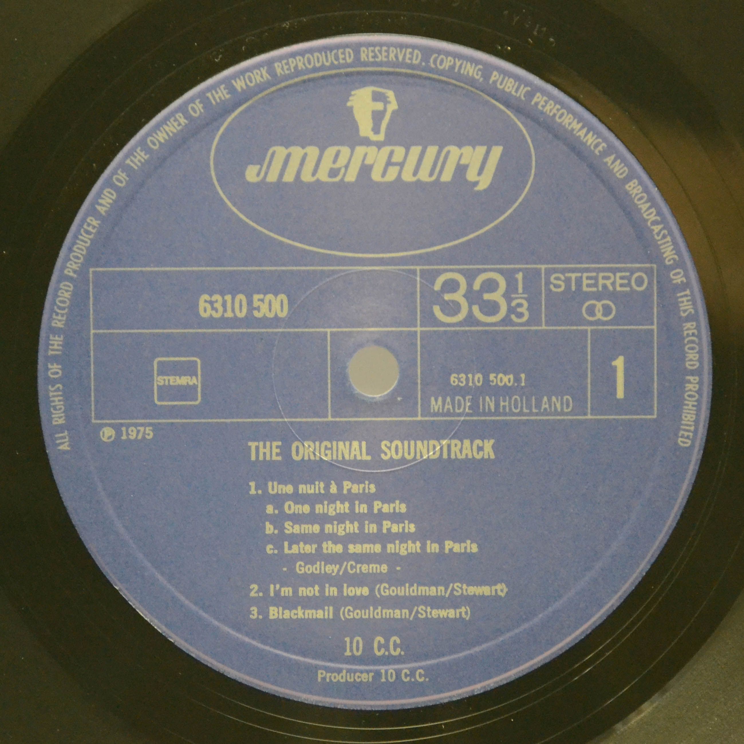 Виниловая пластинка 10cc — The Original Soundtrack, 1975