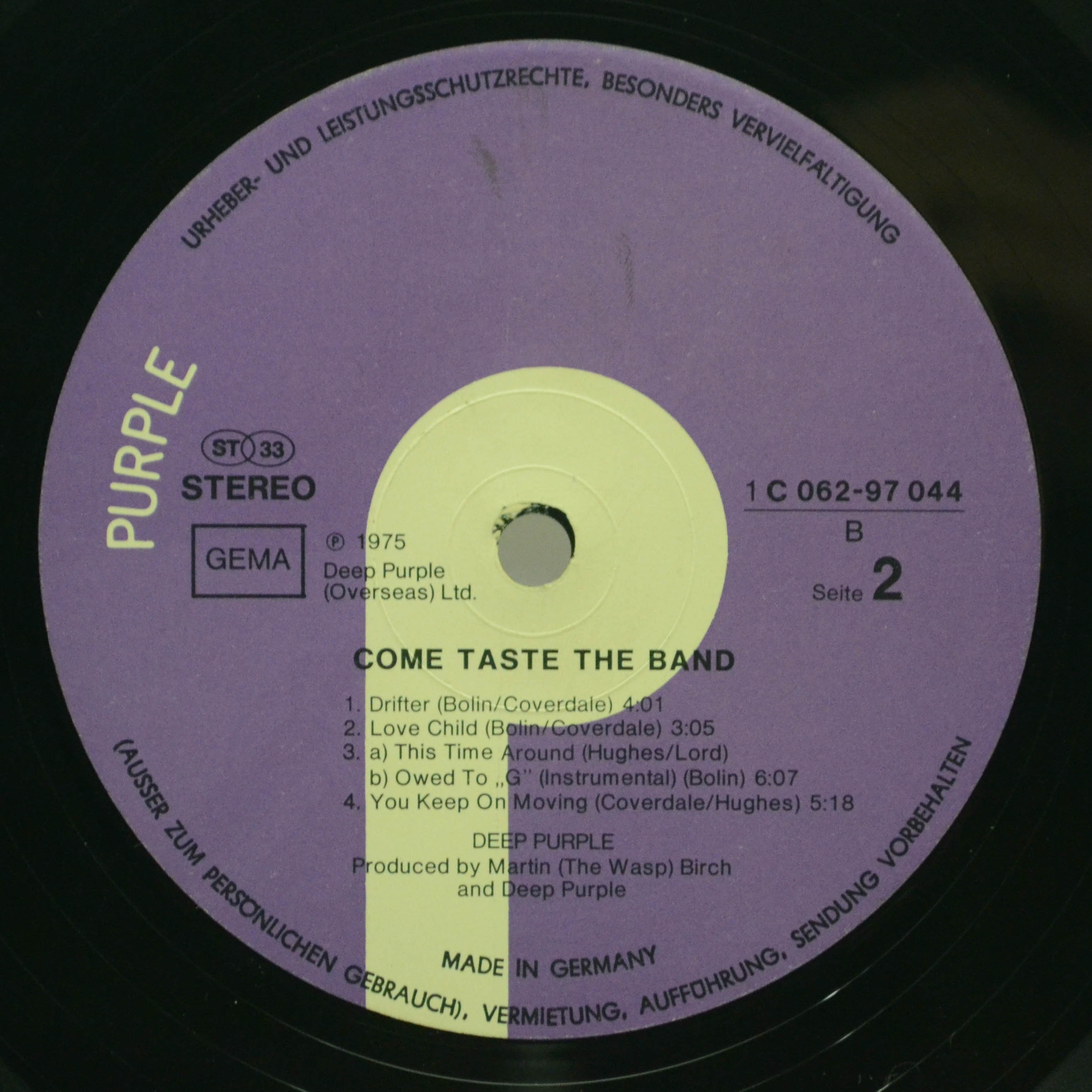 Deep Purple — Come Taste The Band, 1975