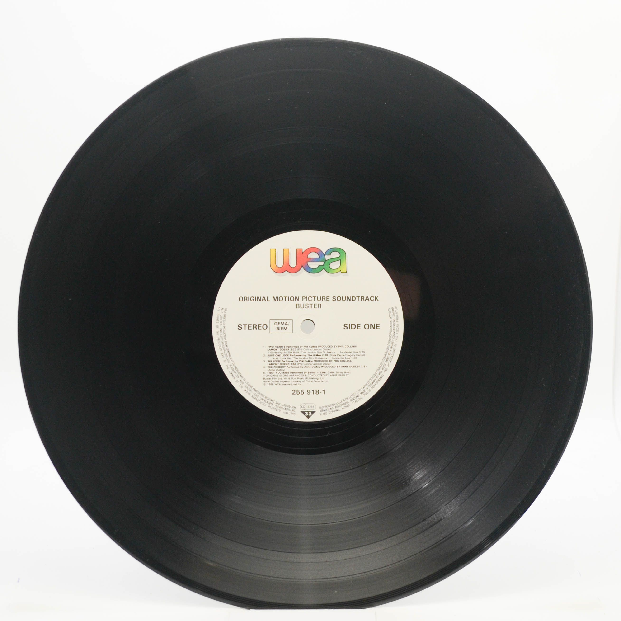 Various — Buster - Original Motion Picture Soundtrack, 1988