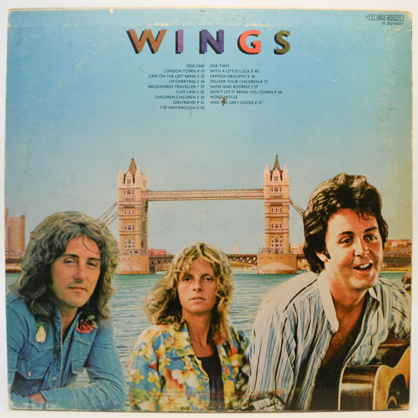 Wings — London Town (poster), 1978