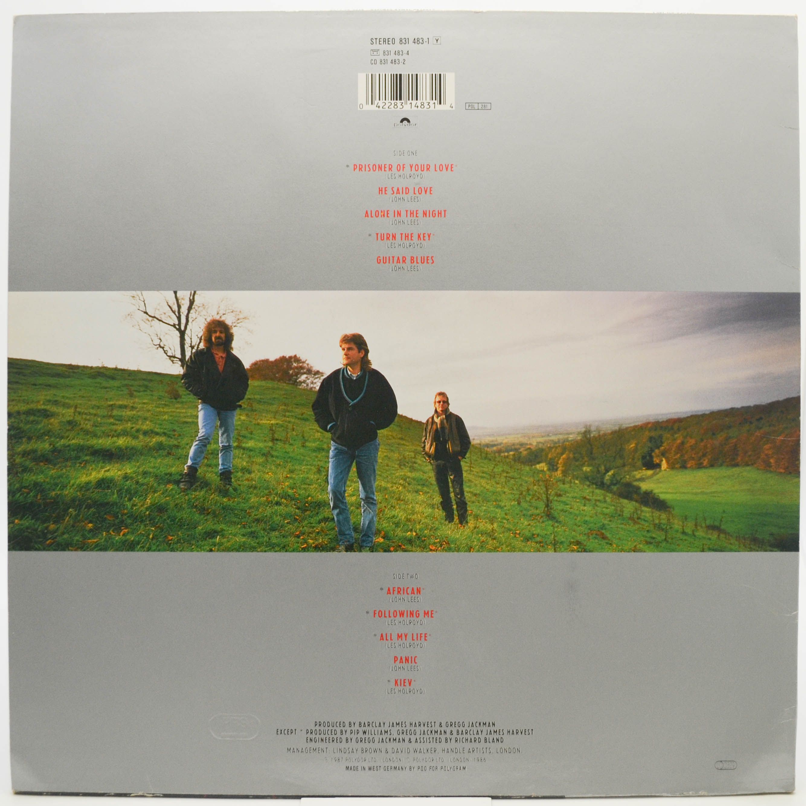 Виниловая пластинка Barclay James Harvest — Face To Face, 1987