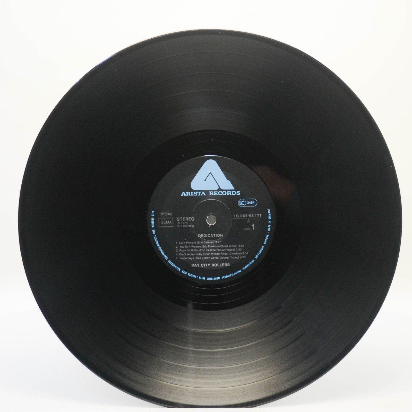 Виниловая пластинка Bay City Rollers — Dedication, 1976