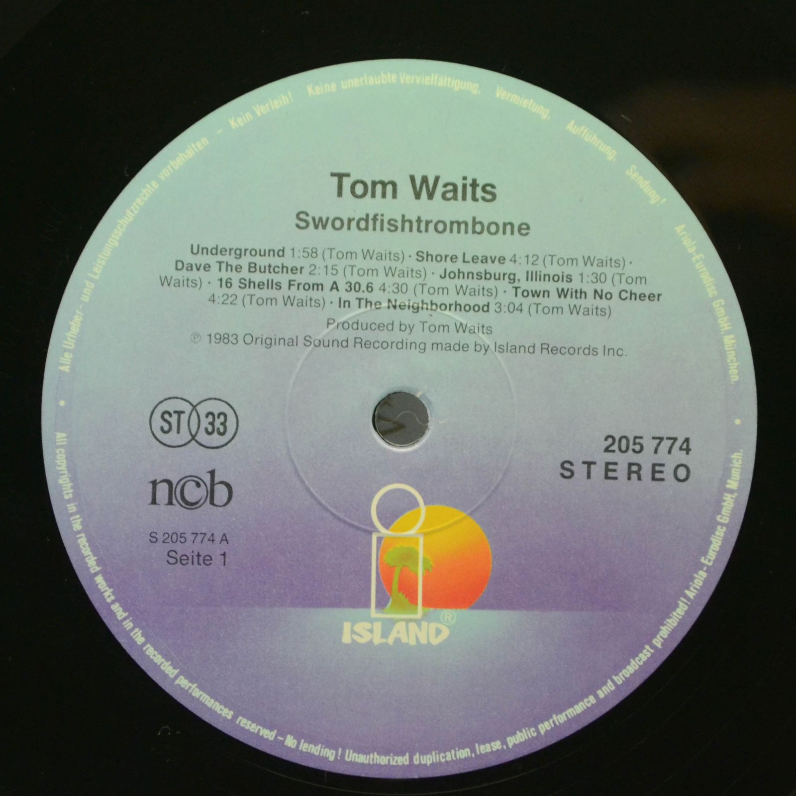 Tom Waits — Swordfishtrombones, 1983