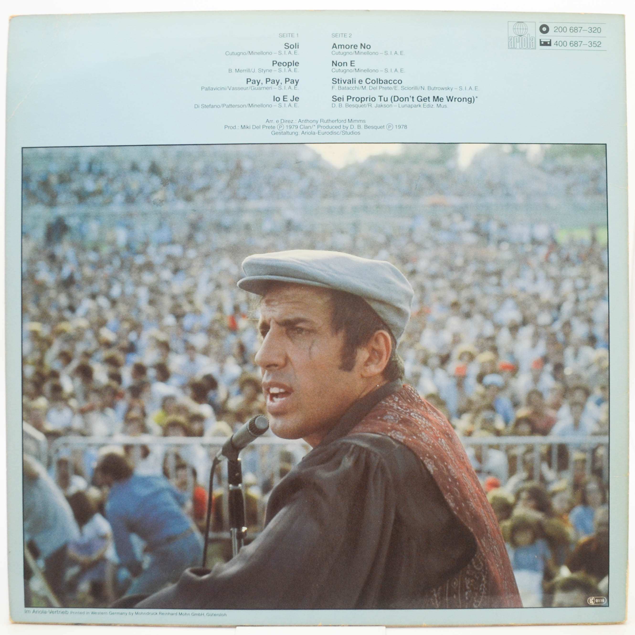 Adriano Celentano — Soli, 1979