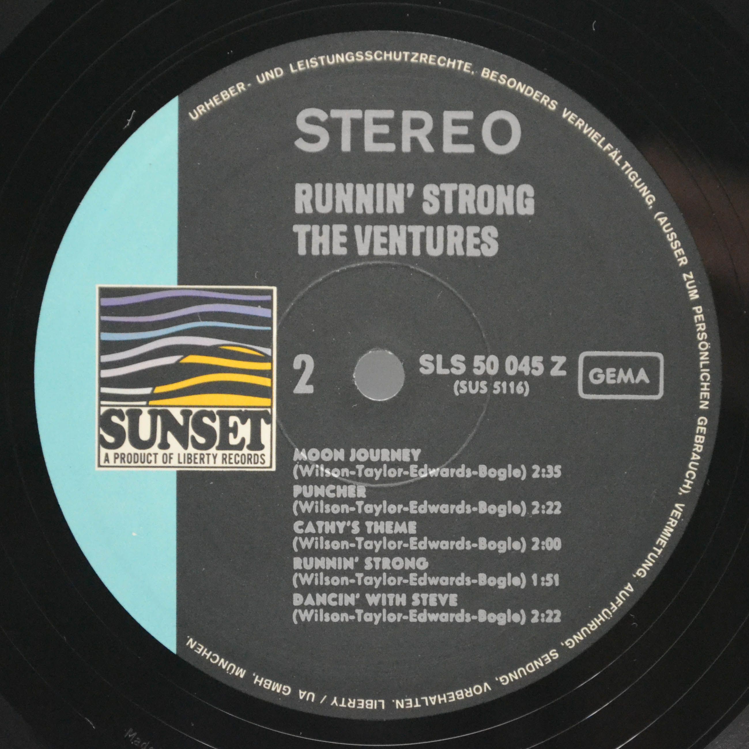 Виниловая пластинка Ventures — Runnin’ Strong, 1966