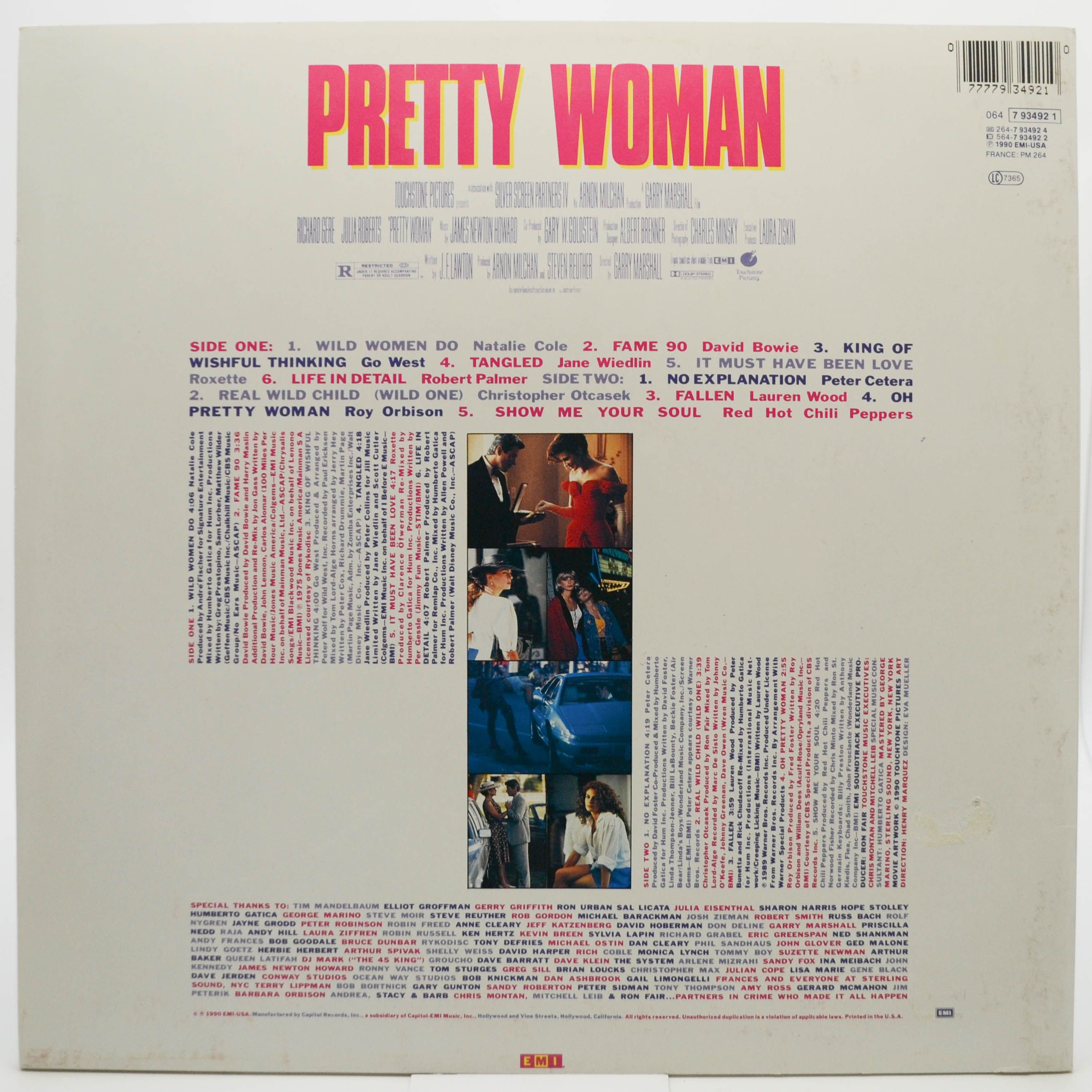Various — Pretty Woman (Original Motion Picture Soundtrack), 1990