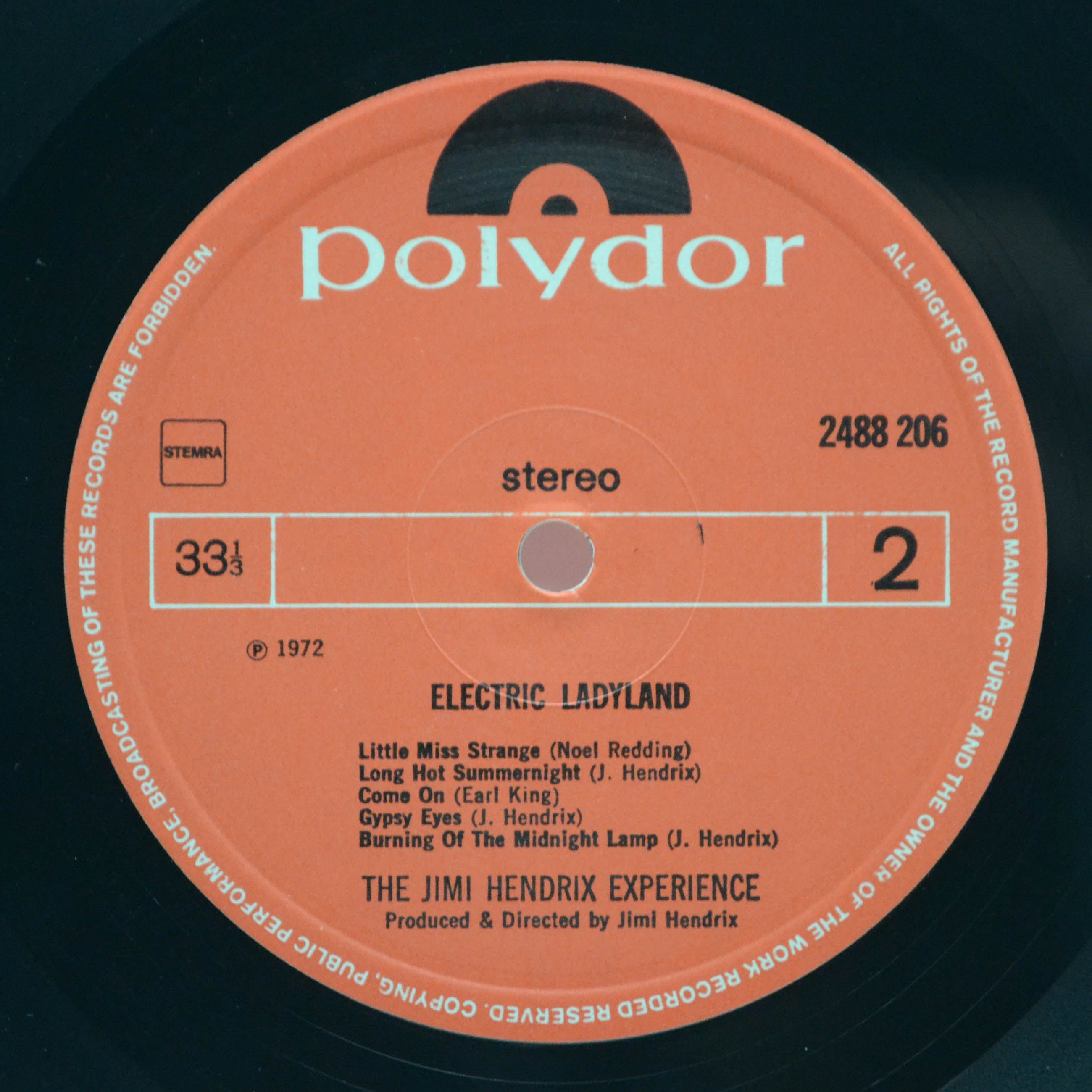 Jimi Hendrix Experience — Electric Ladyland (2LP), 1972