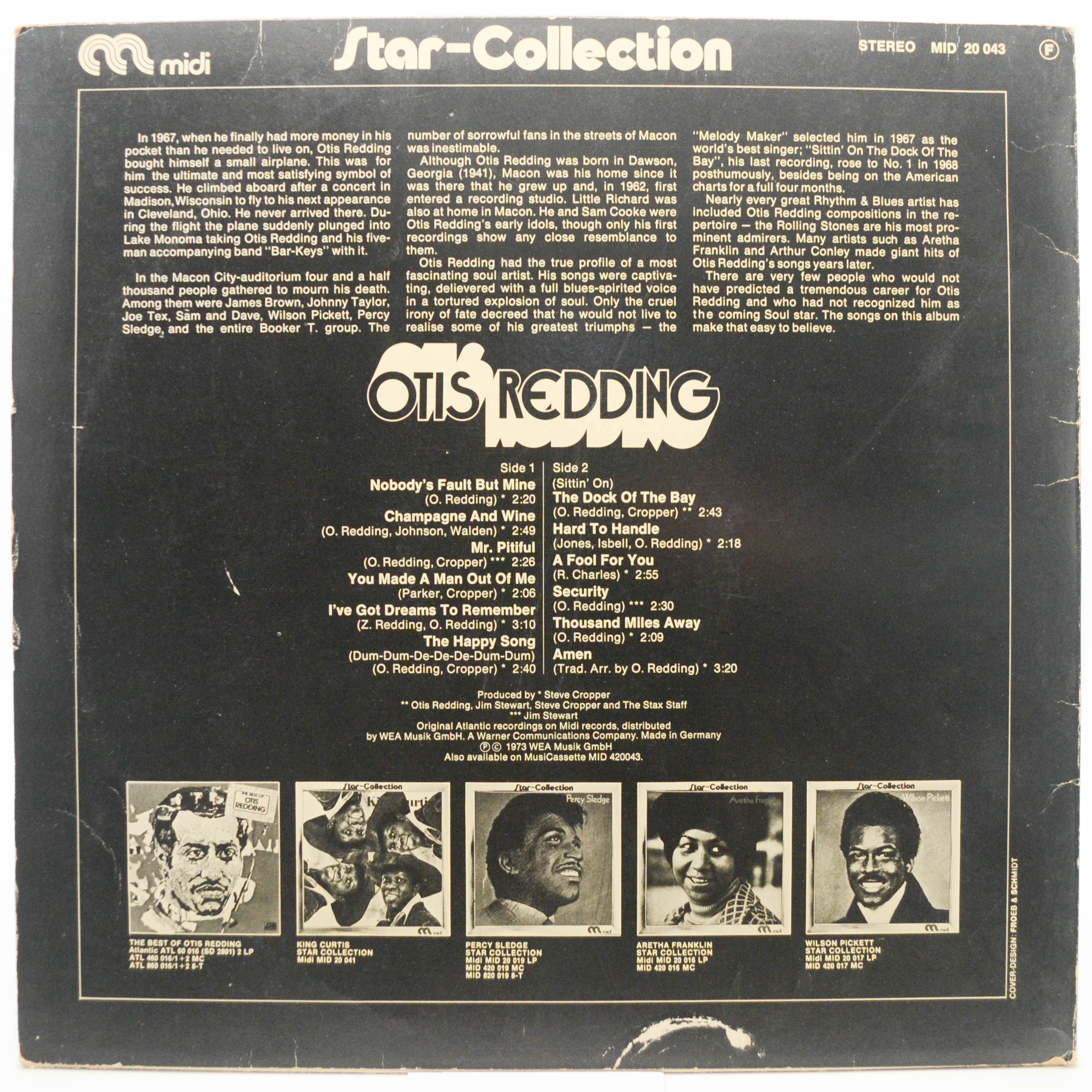 Виниловая пластинка Otis Redding — Star-Collection, 1973