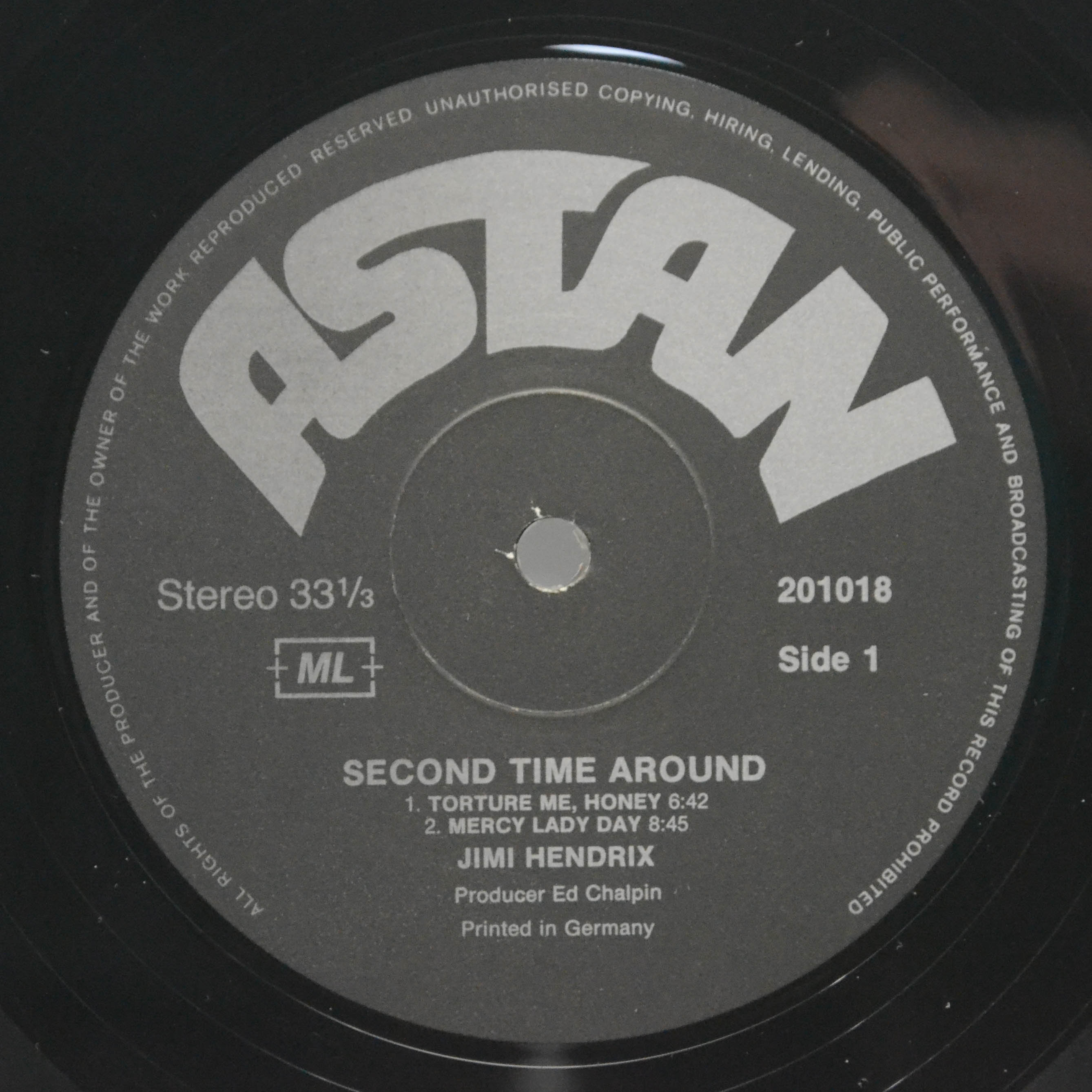 Jimi Hendrix — Second Time Around, 1979