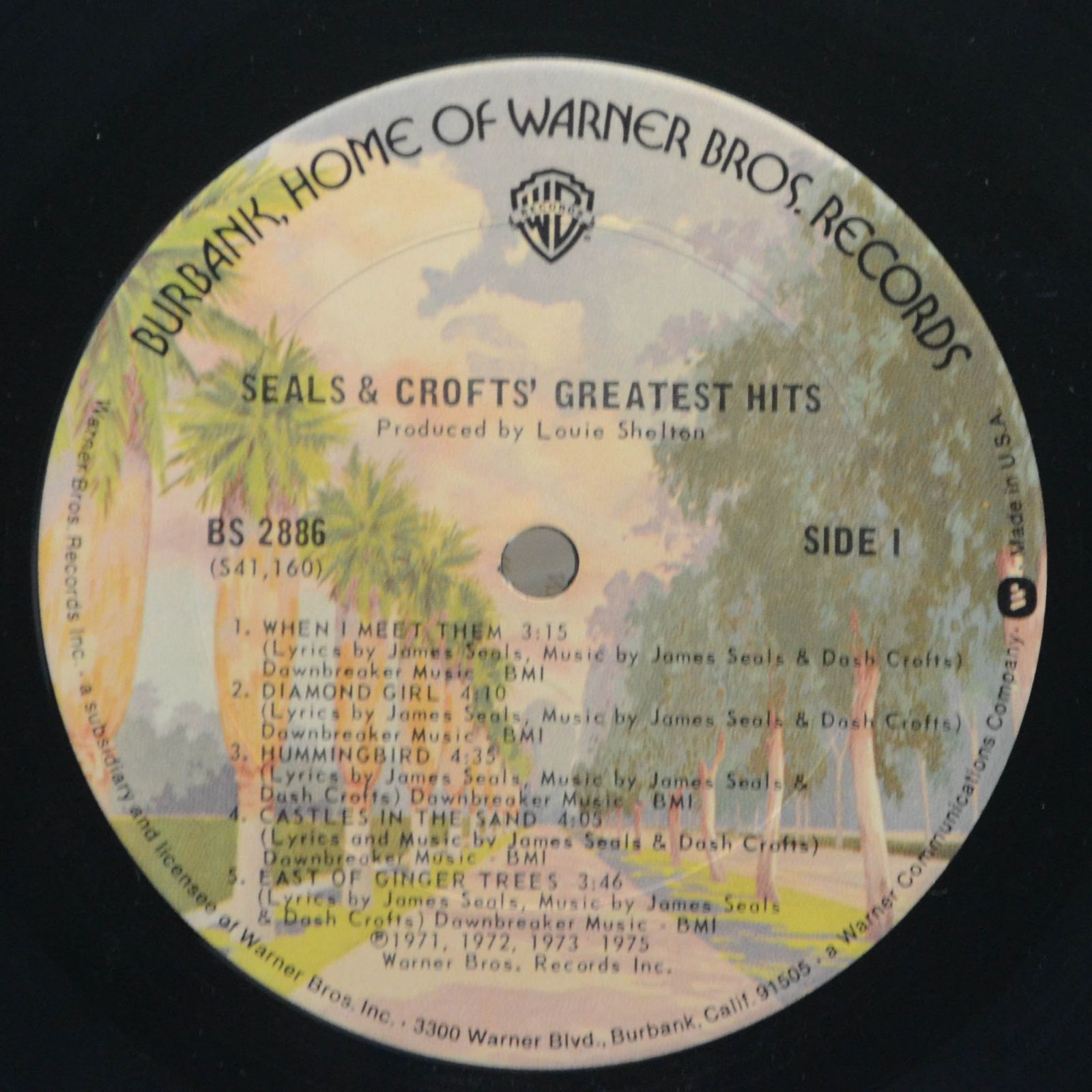 Виниловая пластинка Seals & Crofts — Greatest Hits, 1975