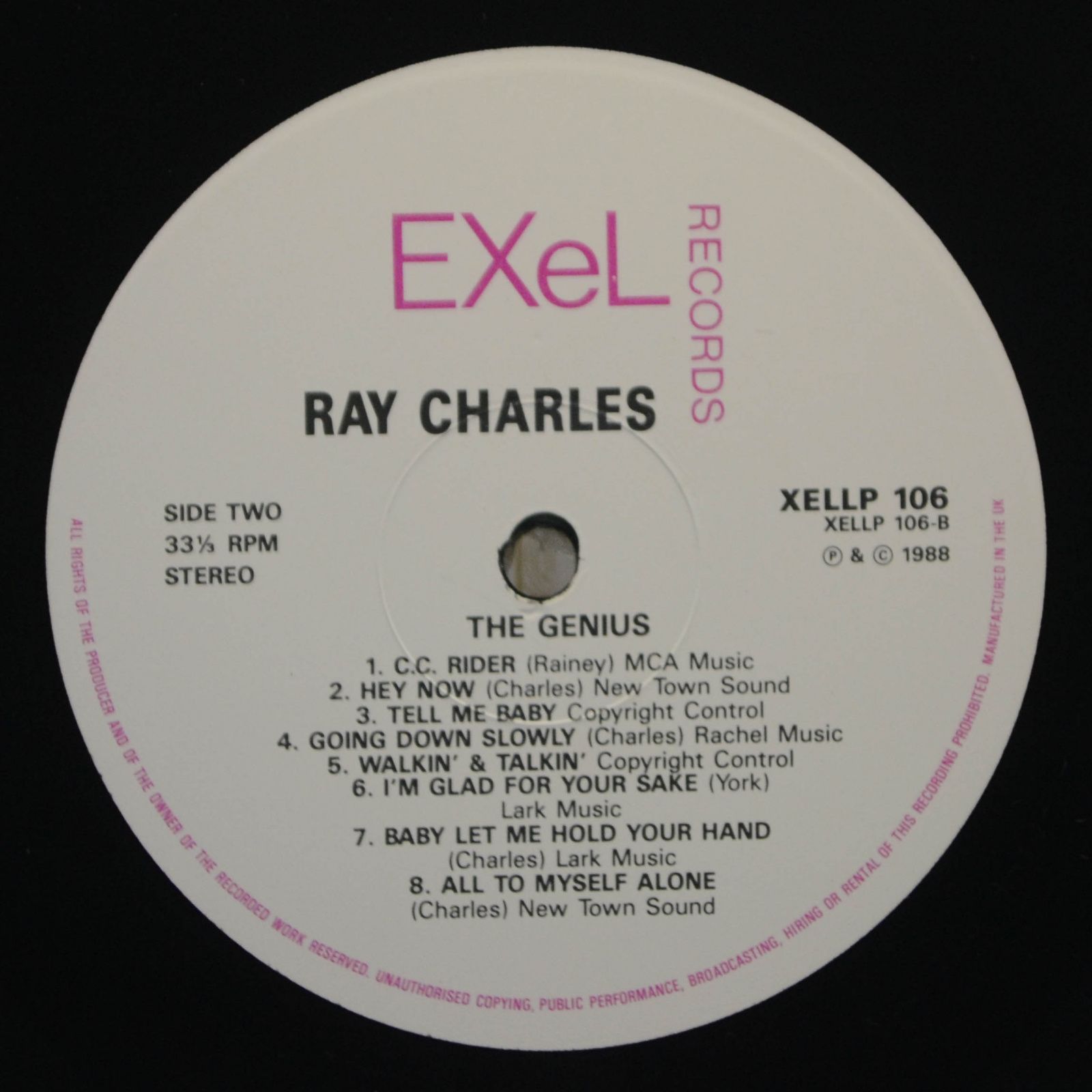 Ray Charles — The Genius (UK), 1988