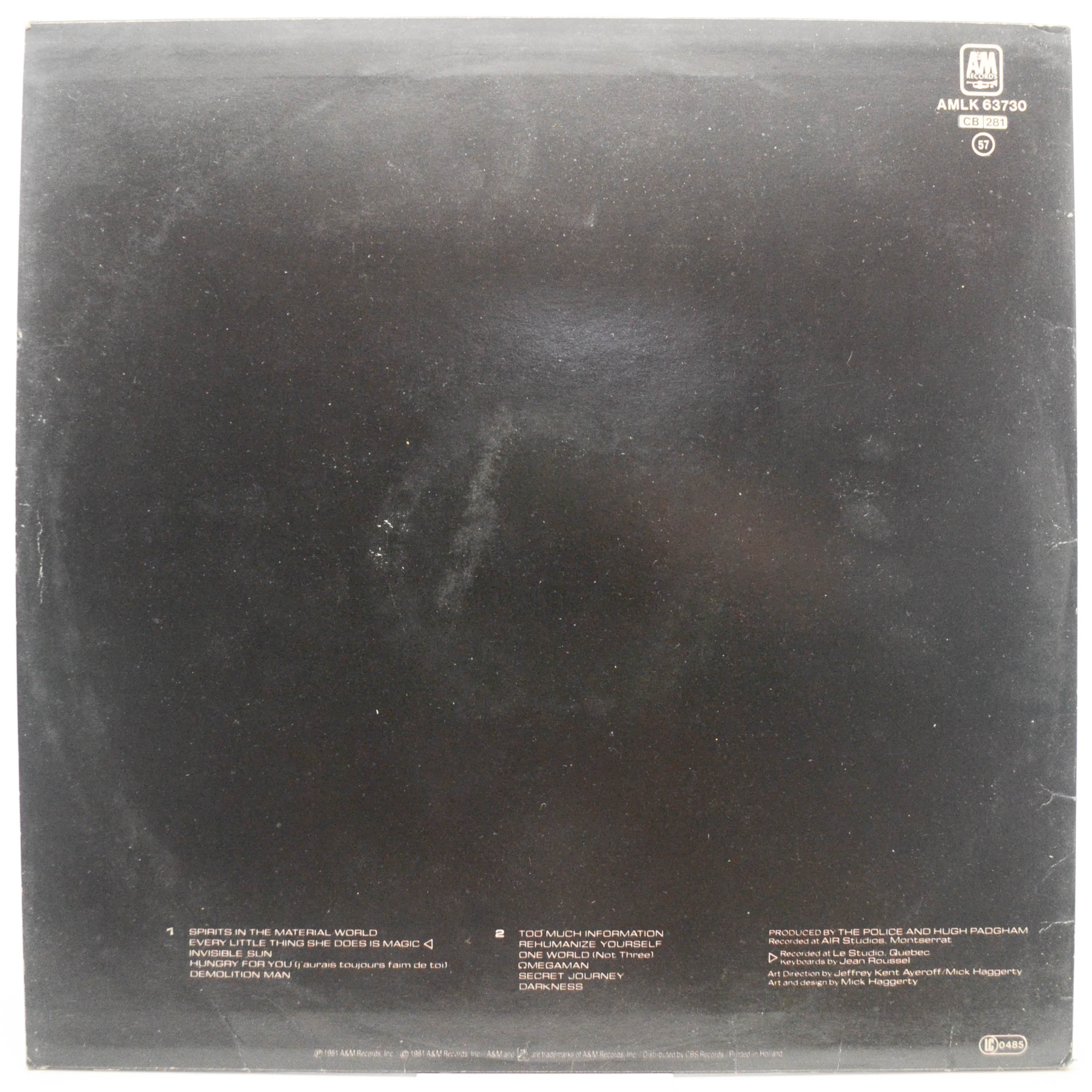 Police — Ghost In The Machine, 1981