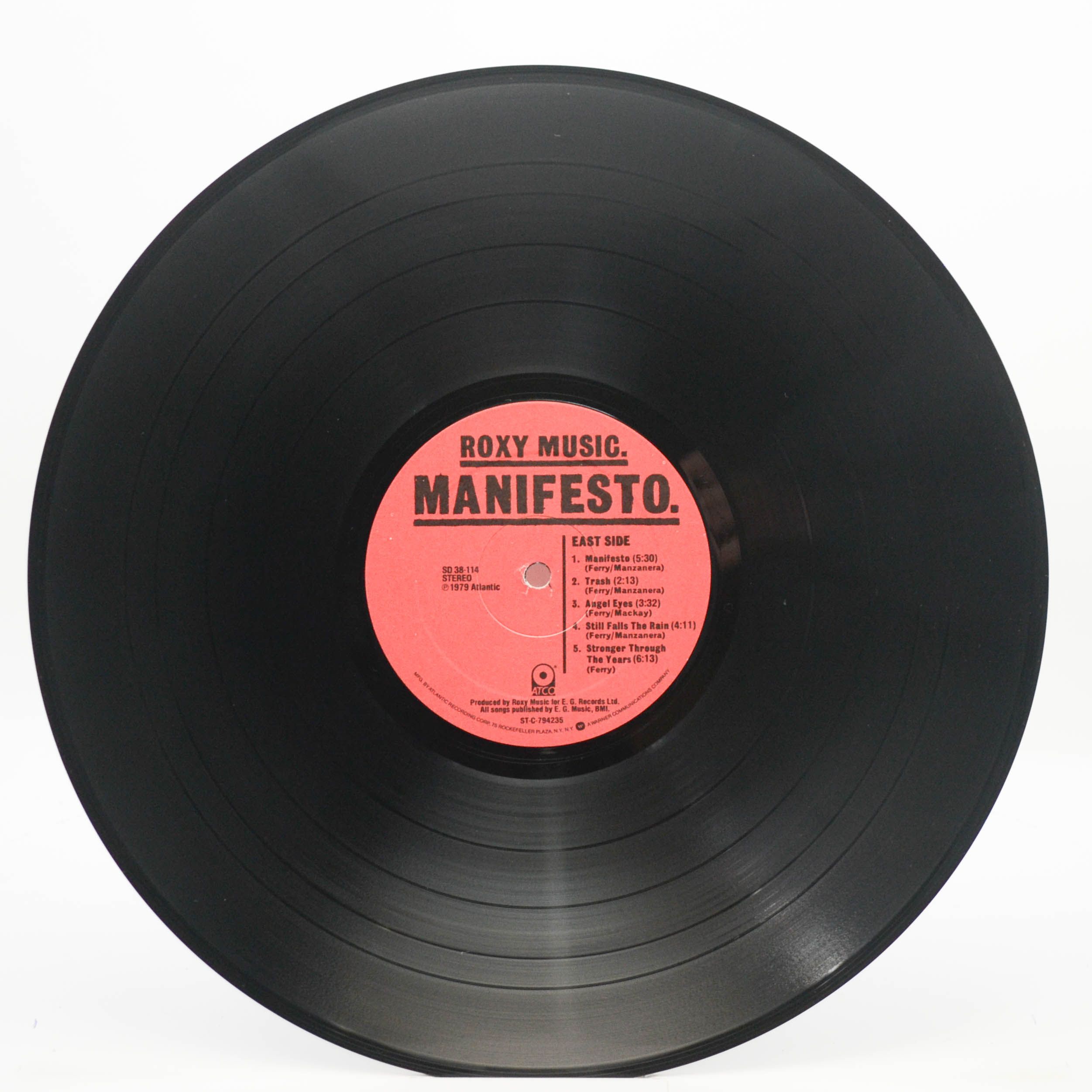Виниловая пластинка Roxy Music — Manifesto (USA), 1979