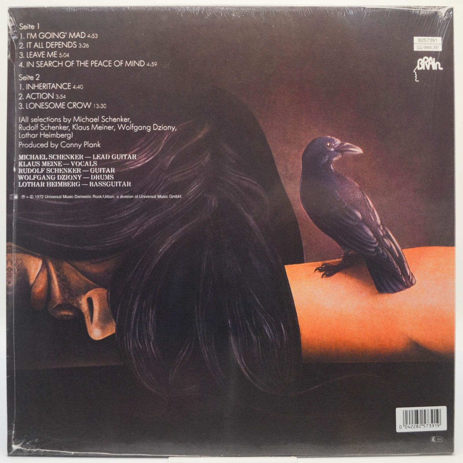 Виниловая пластинка Scorpions — Lonesome Crow, 2009