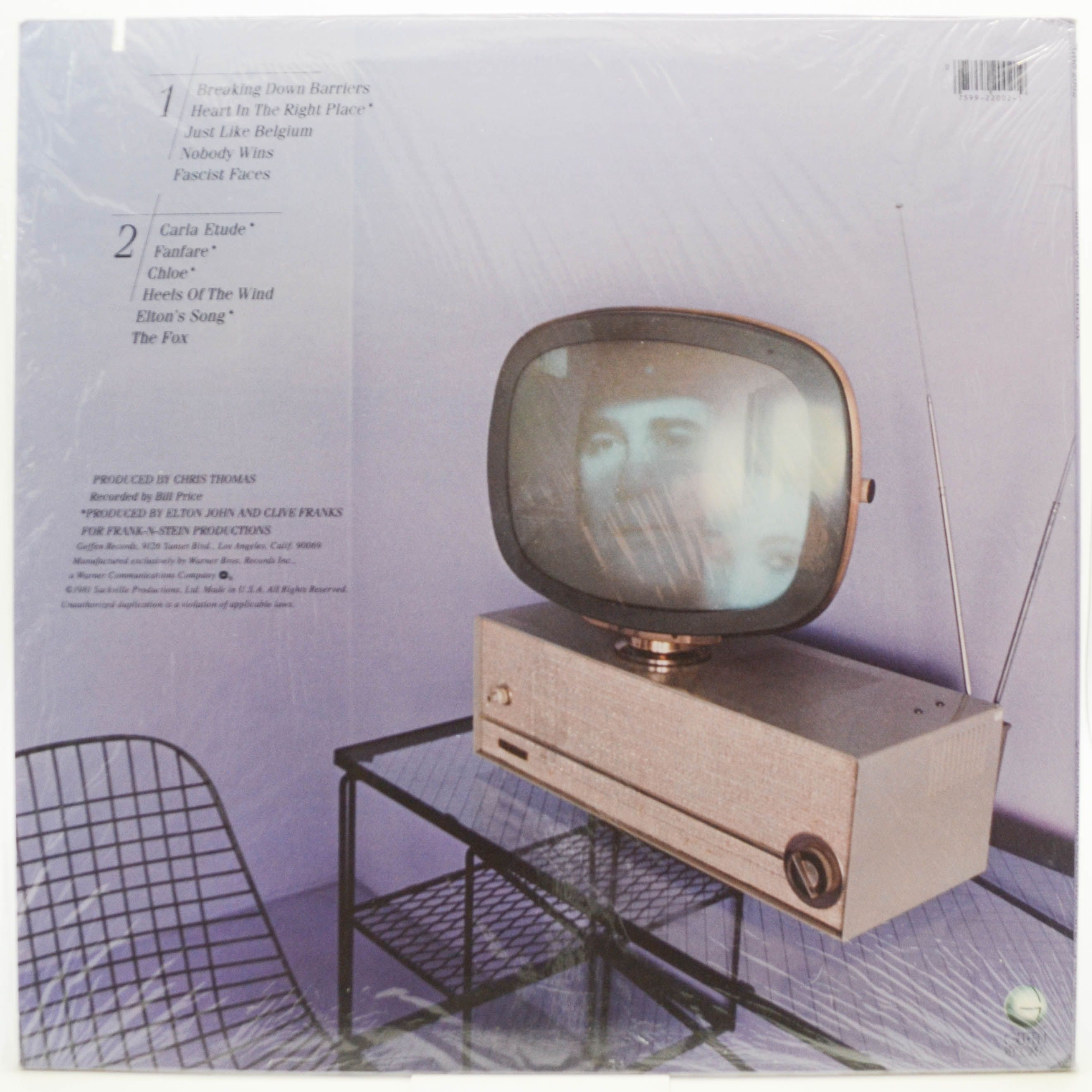 Elton John — The Fox (USA), 1981