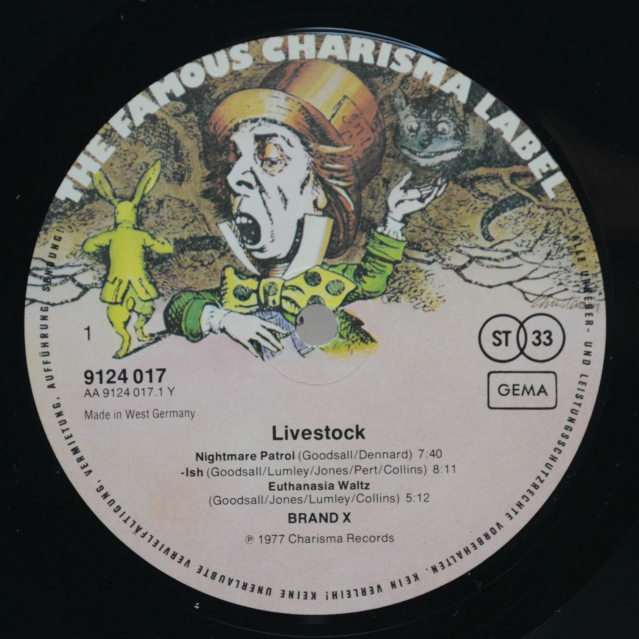 Виниловая пластинка Brand X — Livestock, 1977