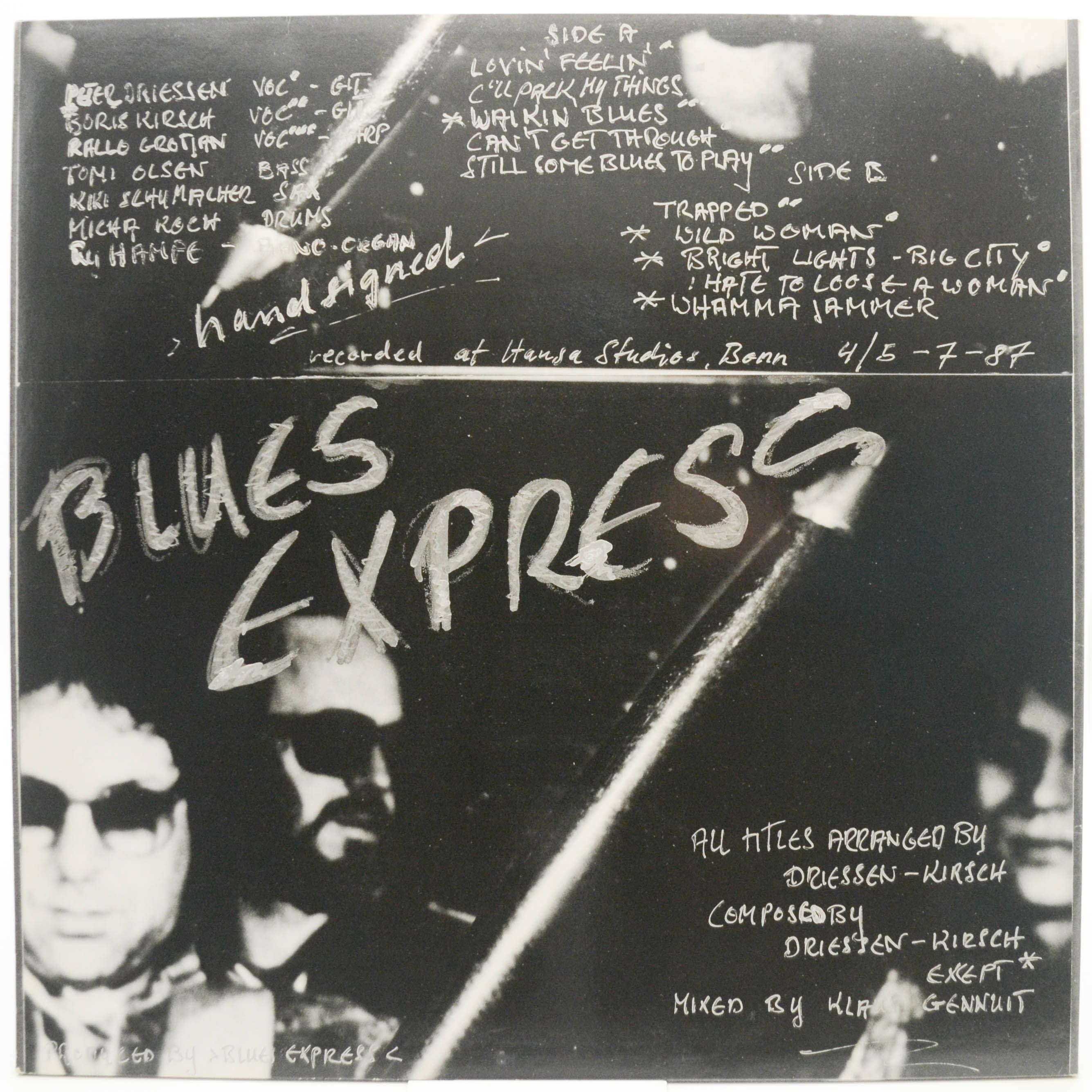 Виниловая пластинка Blues Express — Hand Signed, 1987