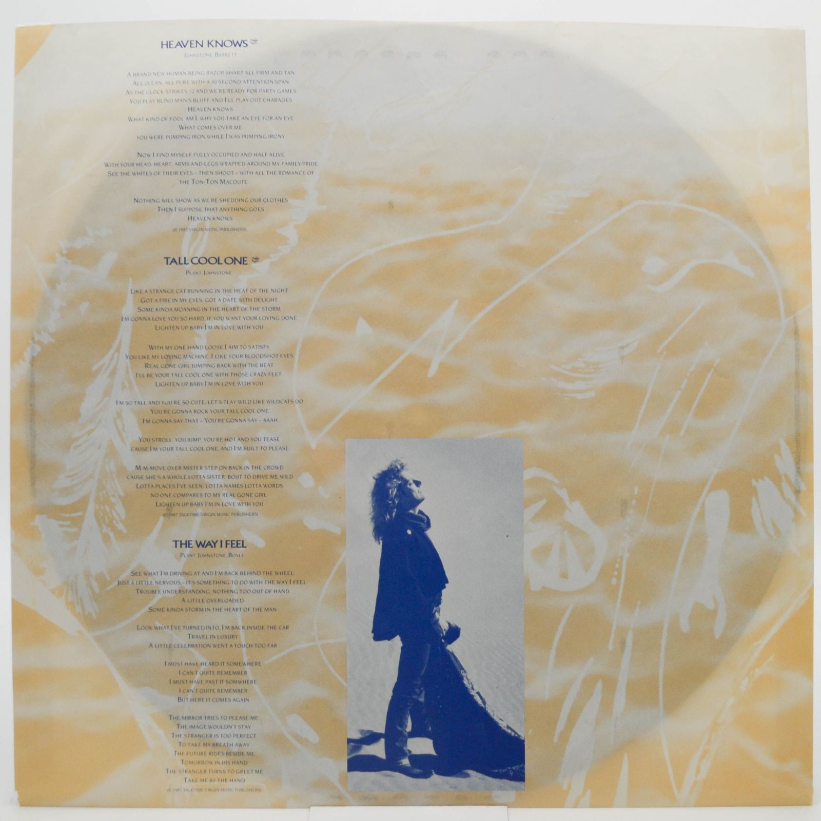 Виниловая пластинка Robert Plant — Now And Zen, 1988