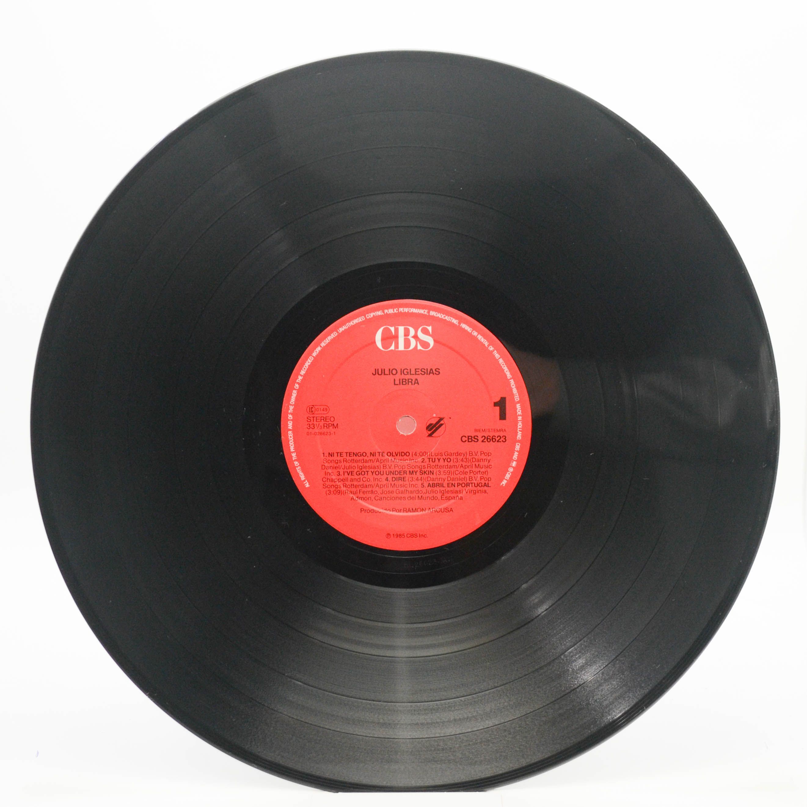 Julio Iglesias — Libra, 1985