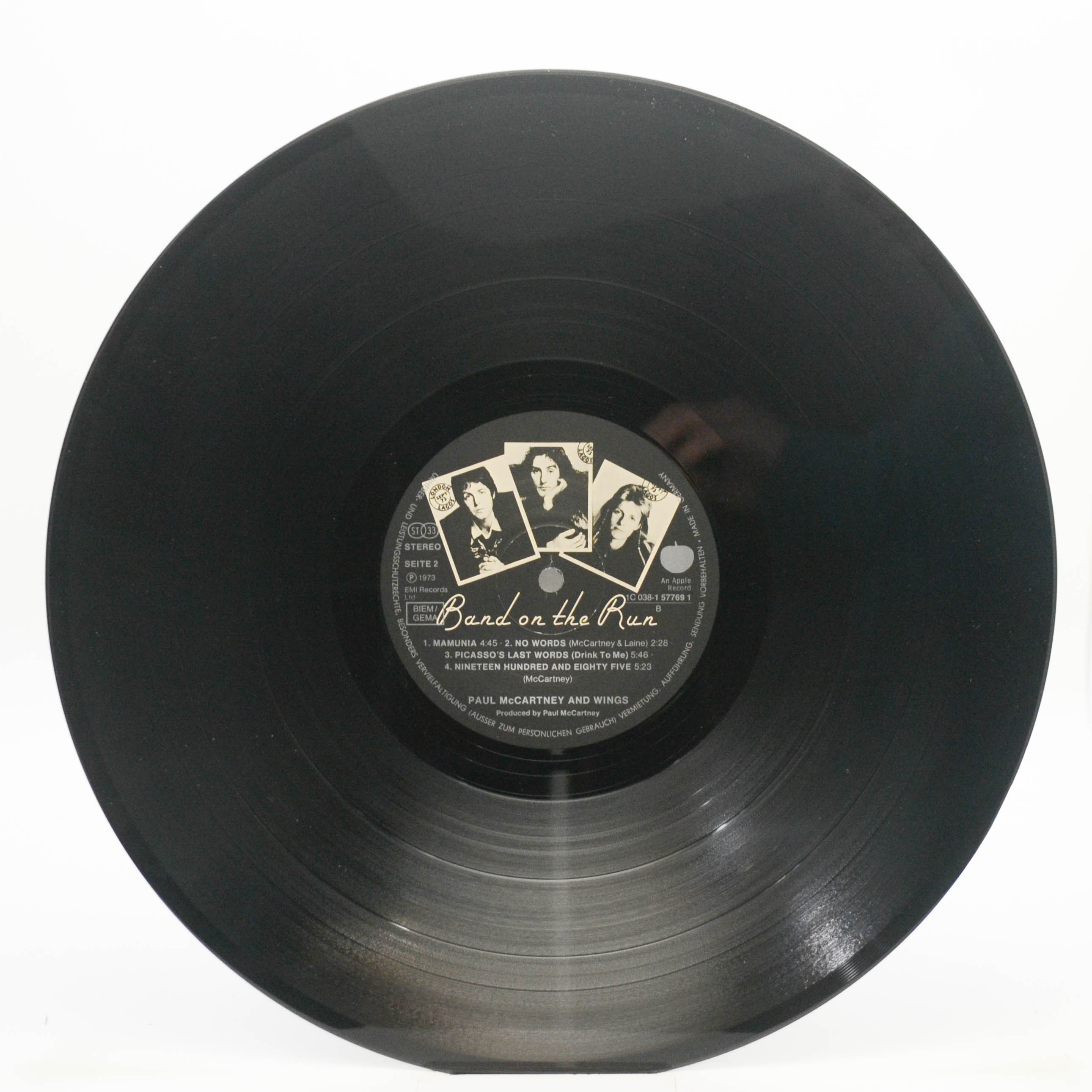 Paul McCartney & Wings — Band On The Run (poster), 1973