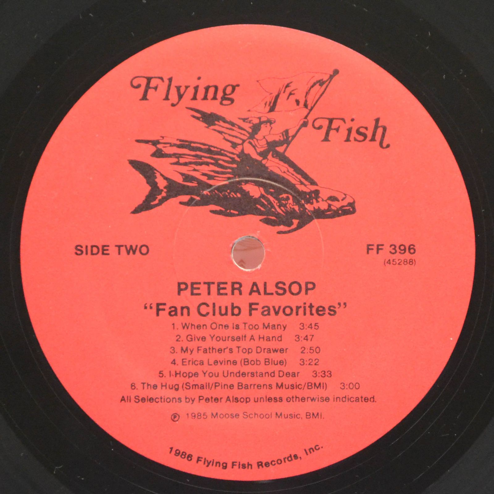 Виниловая пластинка Peter Alsop — Fan Club Favorites, 1986
