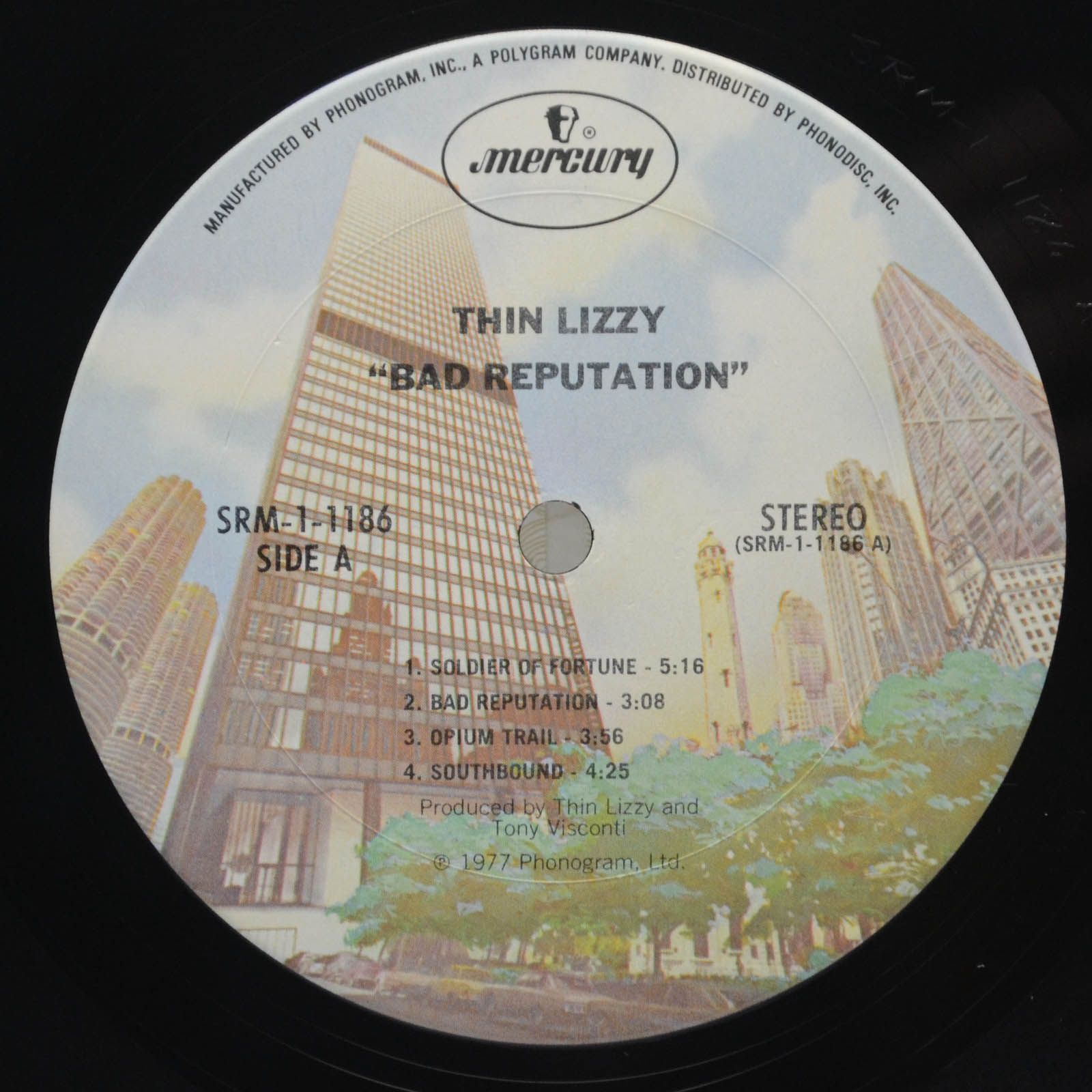 Виниловая пластинка Thin Lizzy — Bad Reputation (USA), 1977