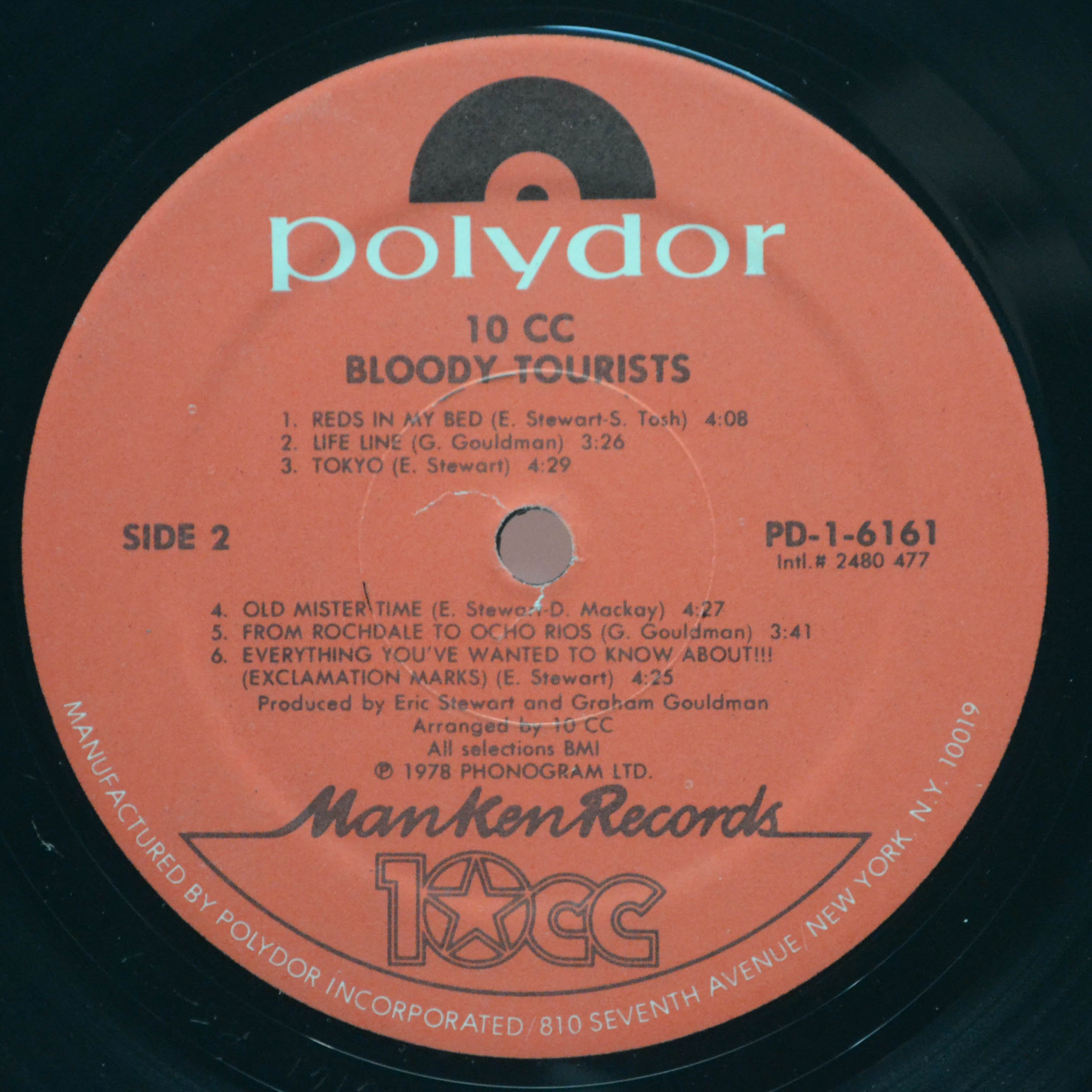 10cc — Bloody Tourists (USA), 1978