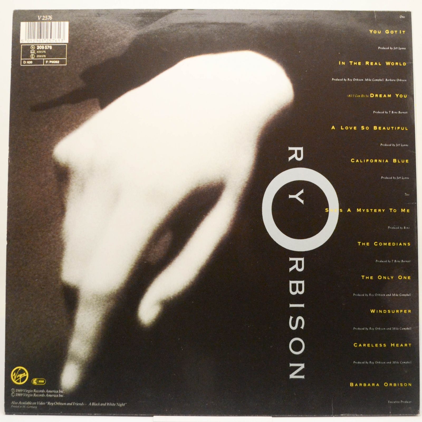 Виниловая пластинка Roy Orbison — Mystery Girl, 1989
