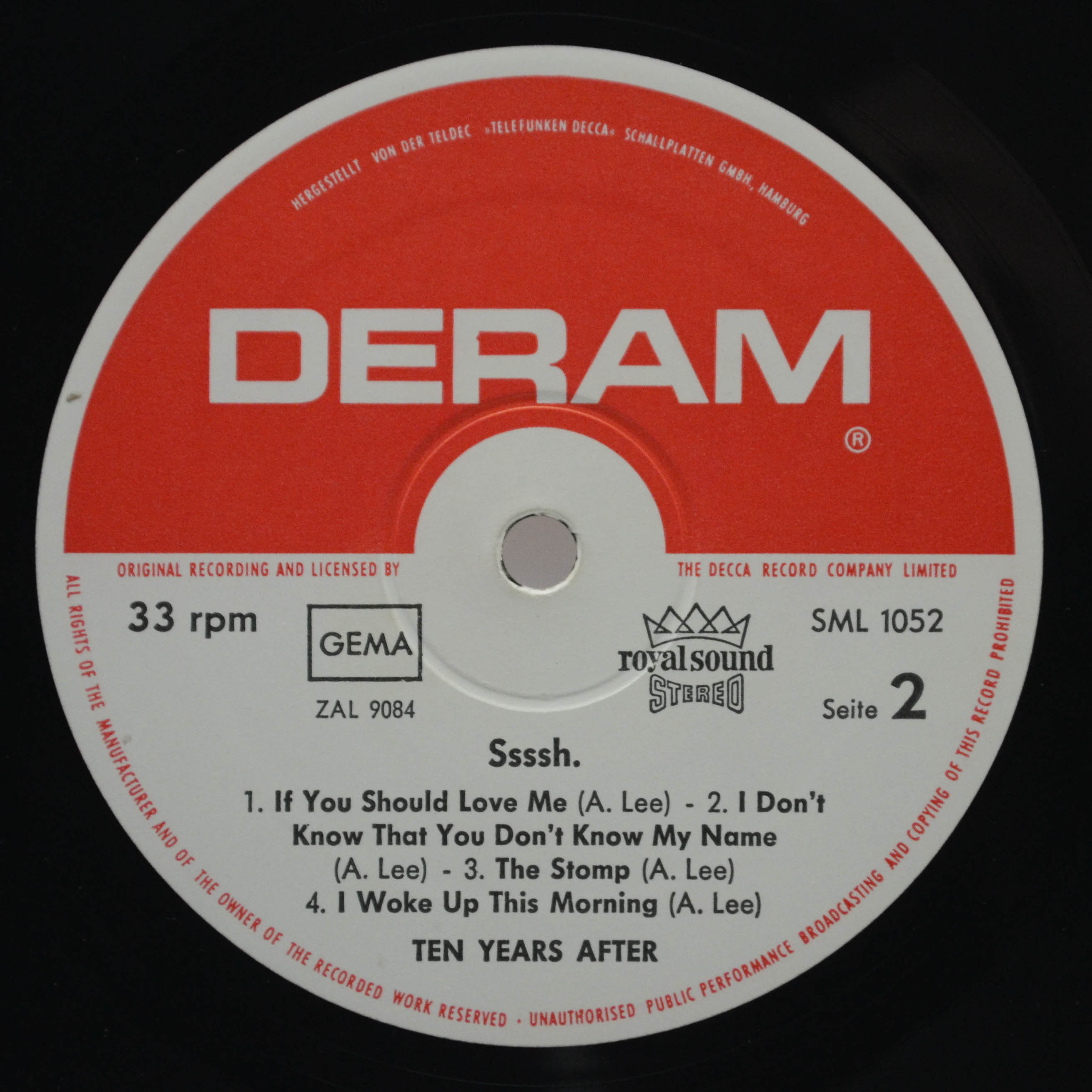 Ten Years After — Ssssh., 1969