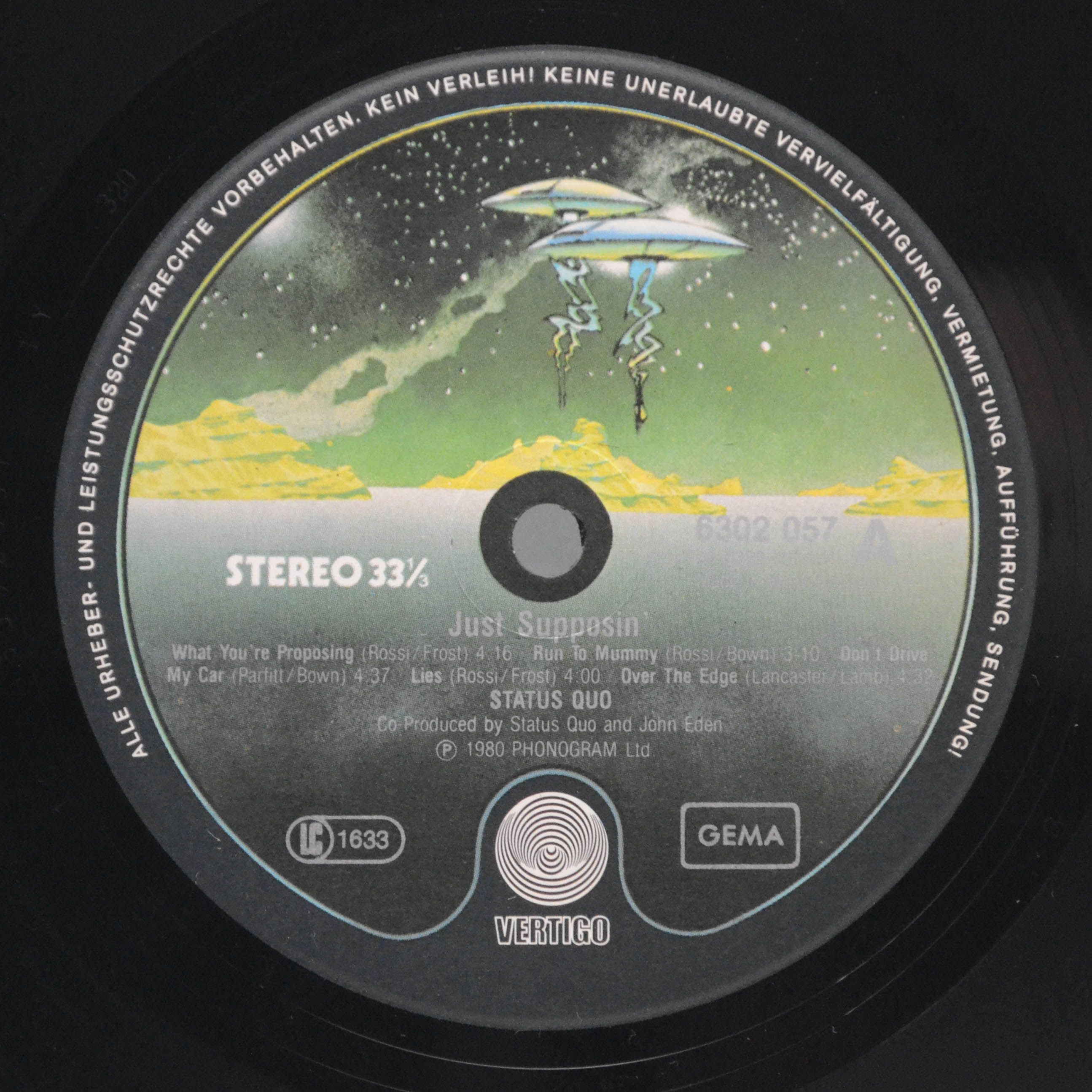 Виниловая пластинка Status Quo — Just Supposin', 1980