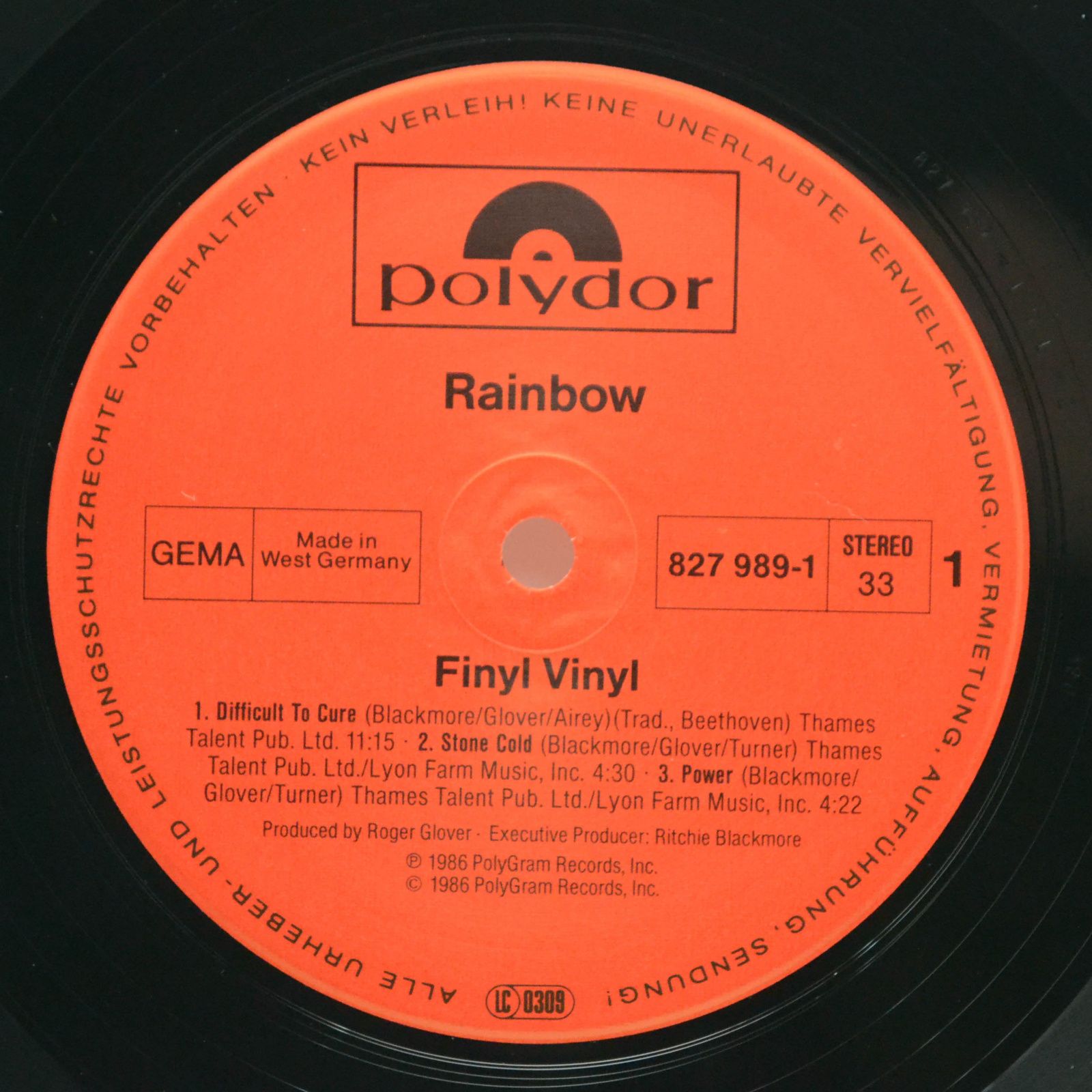 Rainbow — Finyl Vinyl (2LP), 1986