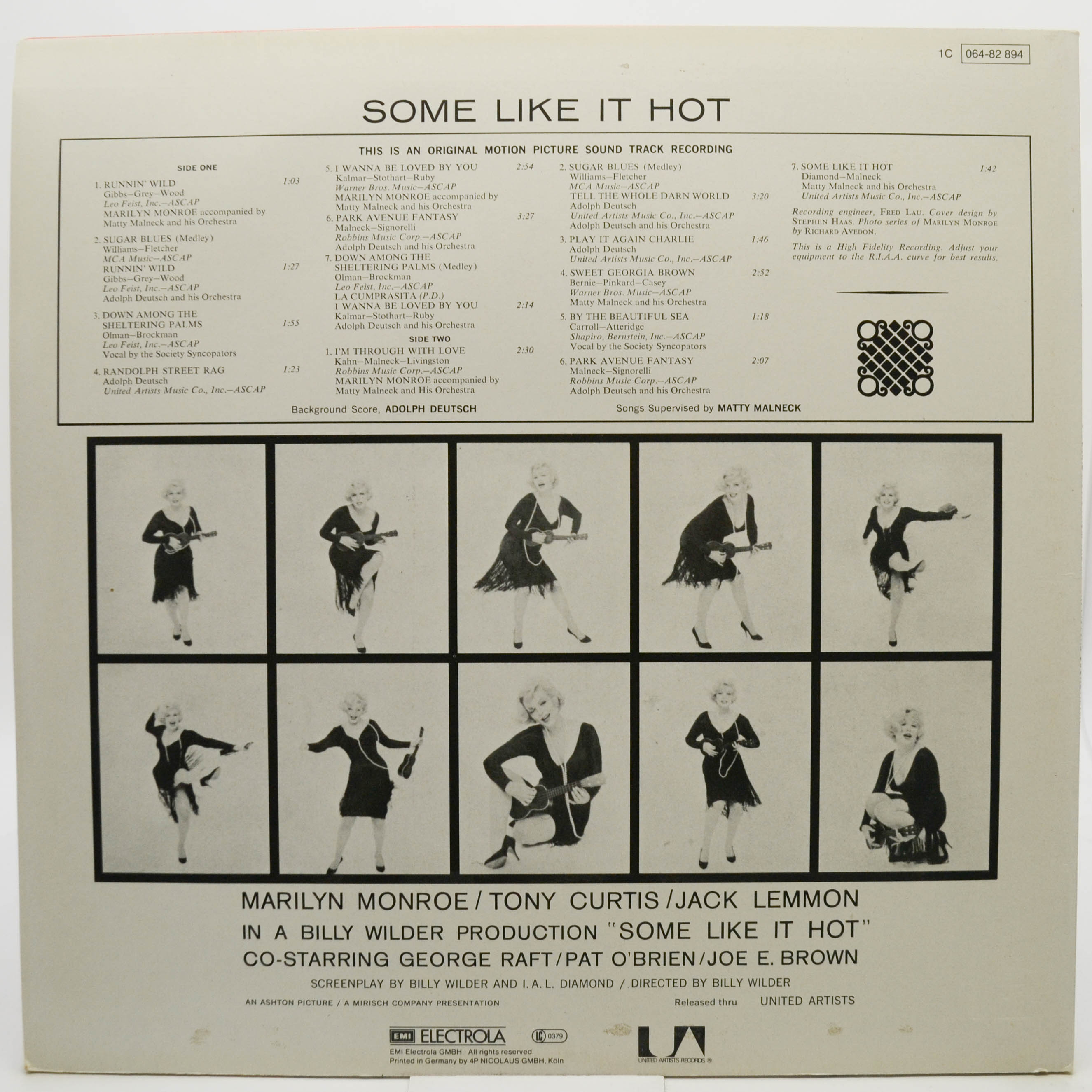 Виниловая пластинка Various — Some Like It Hot, 1959