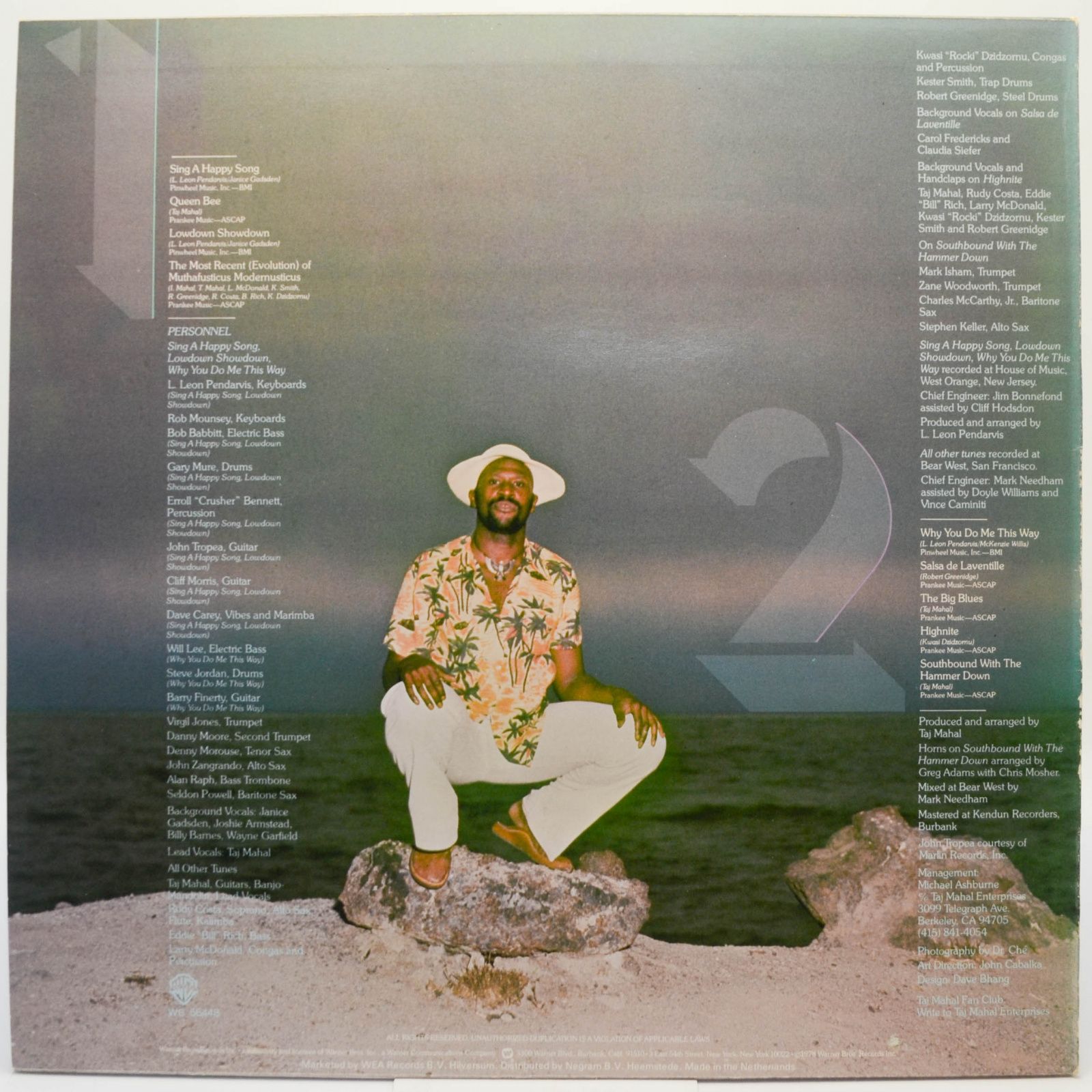Виниловая пластинка Taj Mahal — Evolution ( The Most Recent), 1978