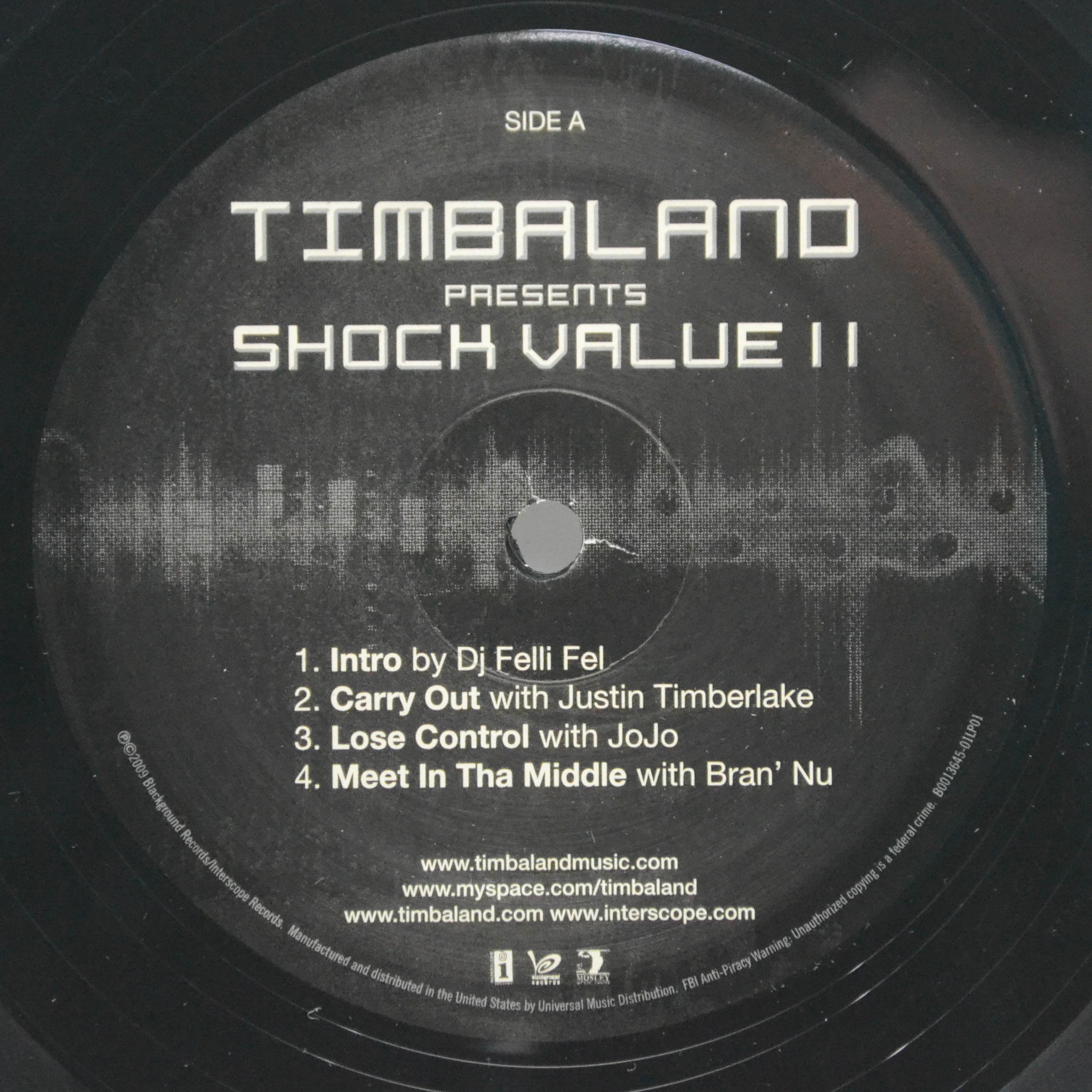 Виниловая пластинка Timbaland — Shock Value II (2LP, 1-st, USA), 2009
