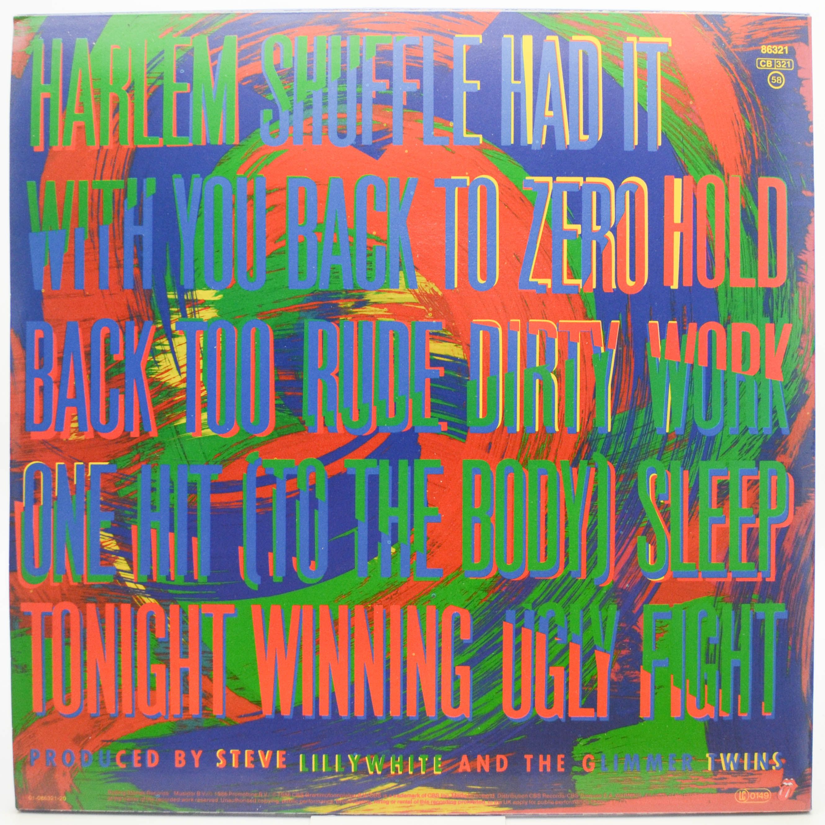 Rolling Stones — Dirty Work, 1986