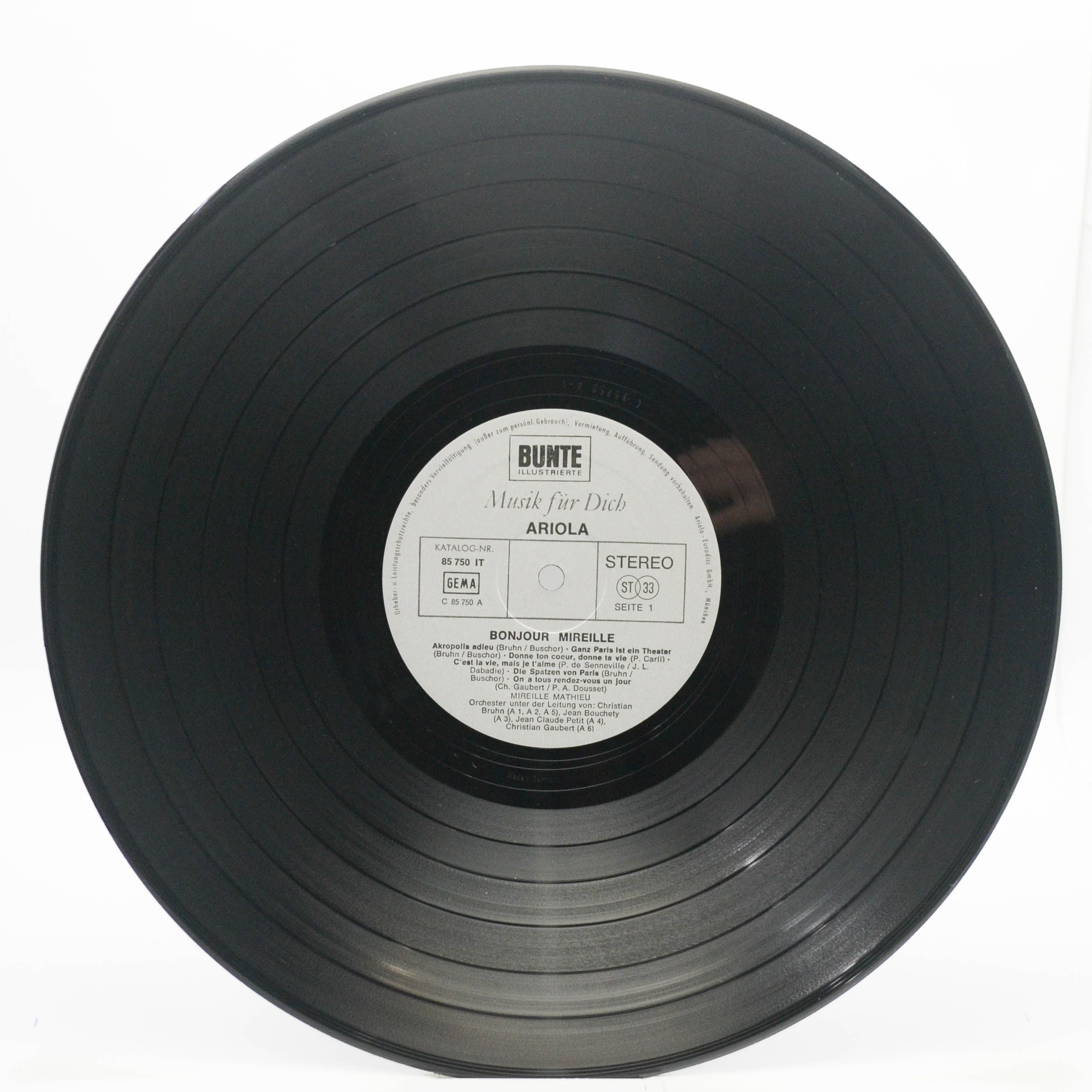 Mireille Mathieu — Bonjour Mireille (poster ), 1971