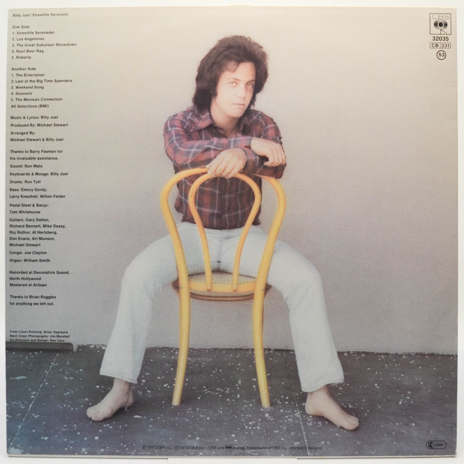 Billy Joel — Streetlife Serenade, 1974