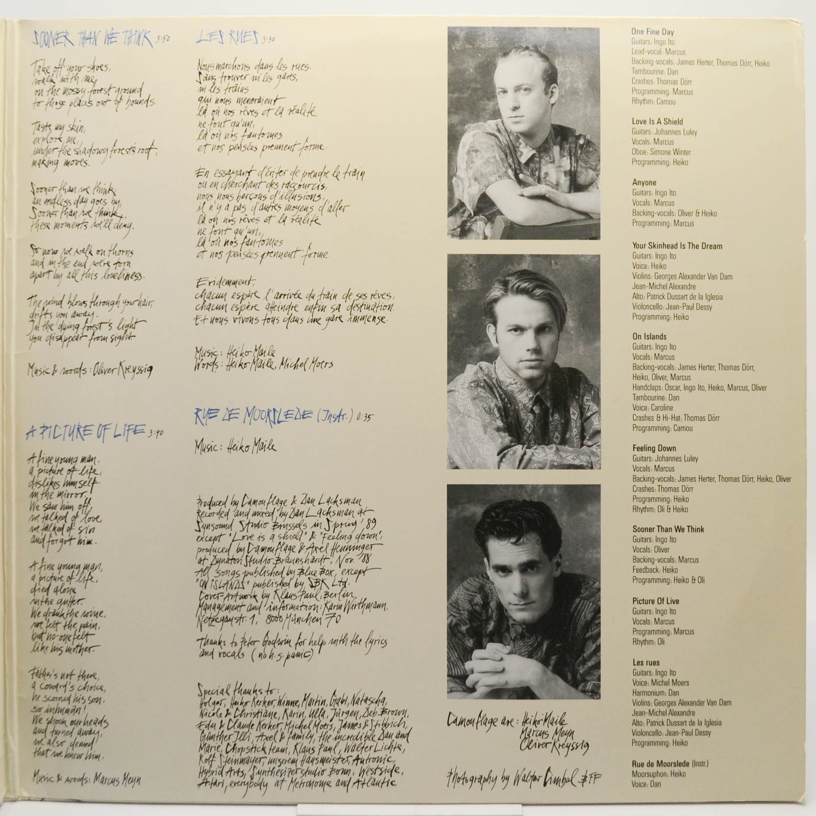 Camouflage — Methods Of Silence, 1989