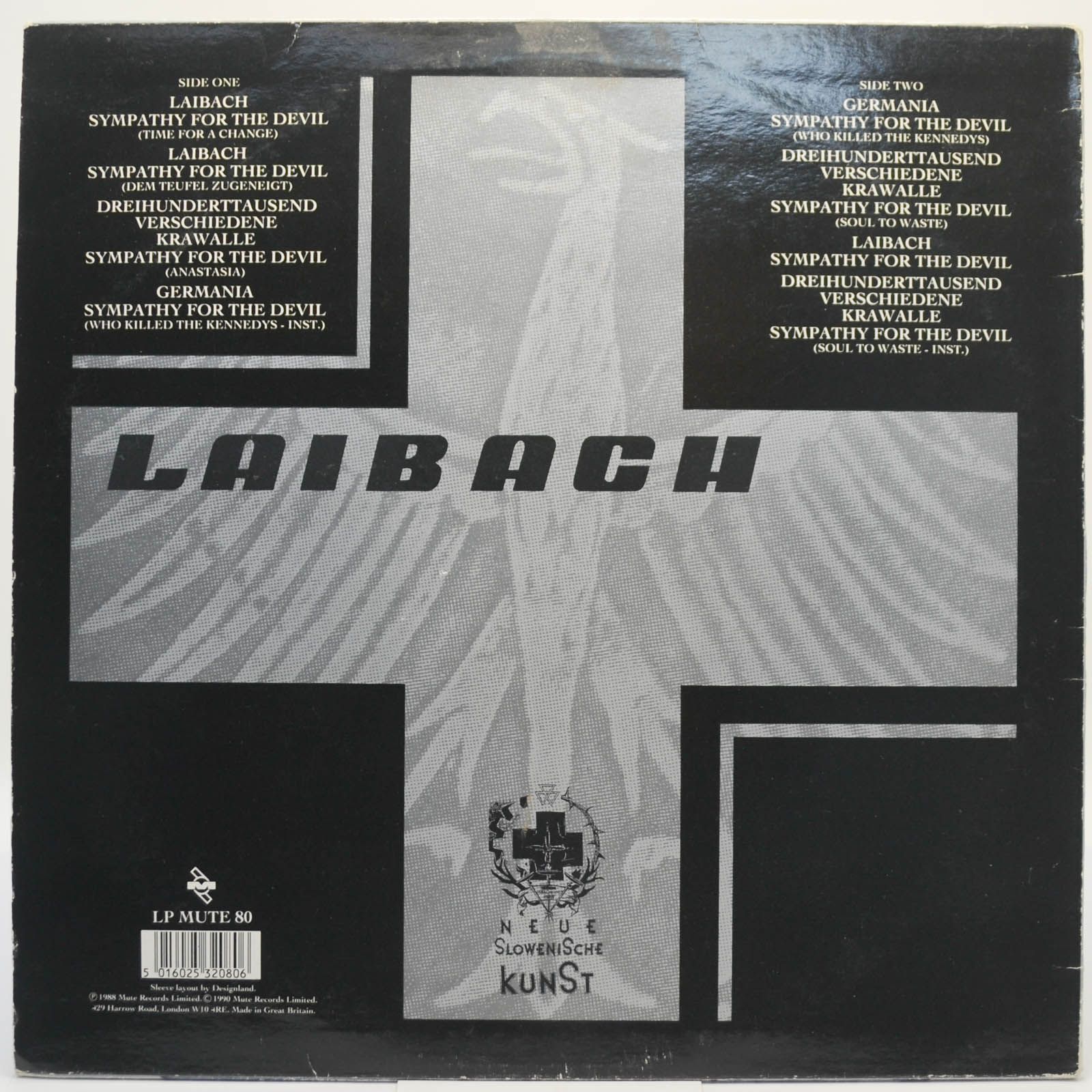 Виниловая пластинка Laibach — Sympathy For The Devil (UK), 1988