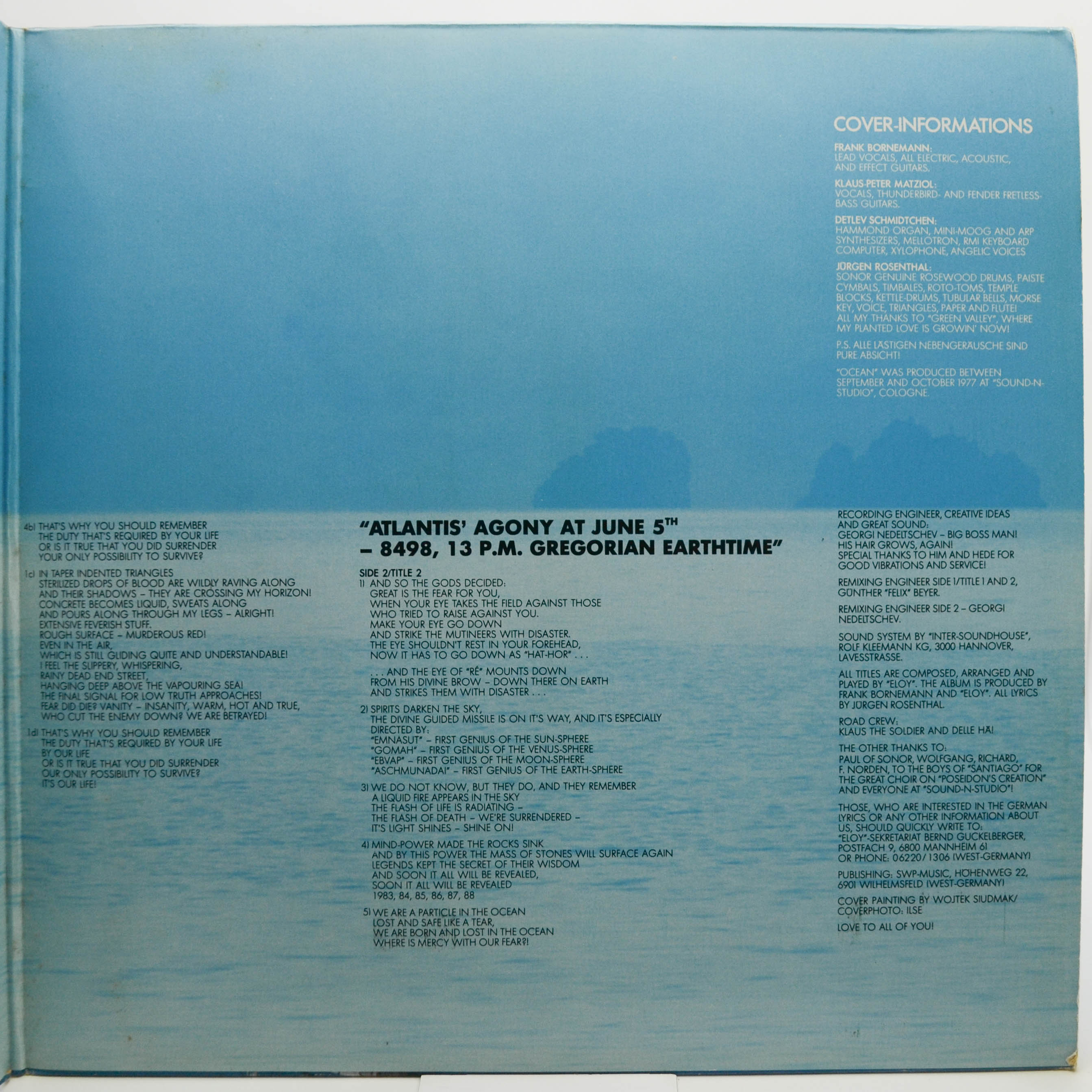 Eloy — Ocean (1-st, Germany), 1984