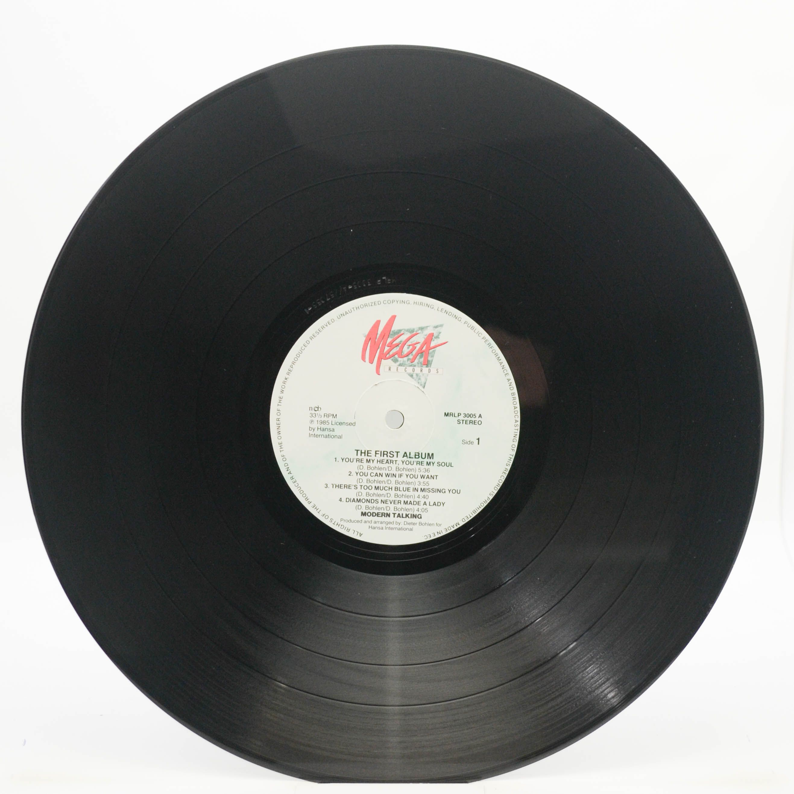 Виниловая пластинка Modern Talking — The 1st Album, 1985