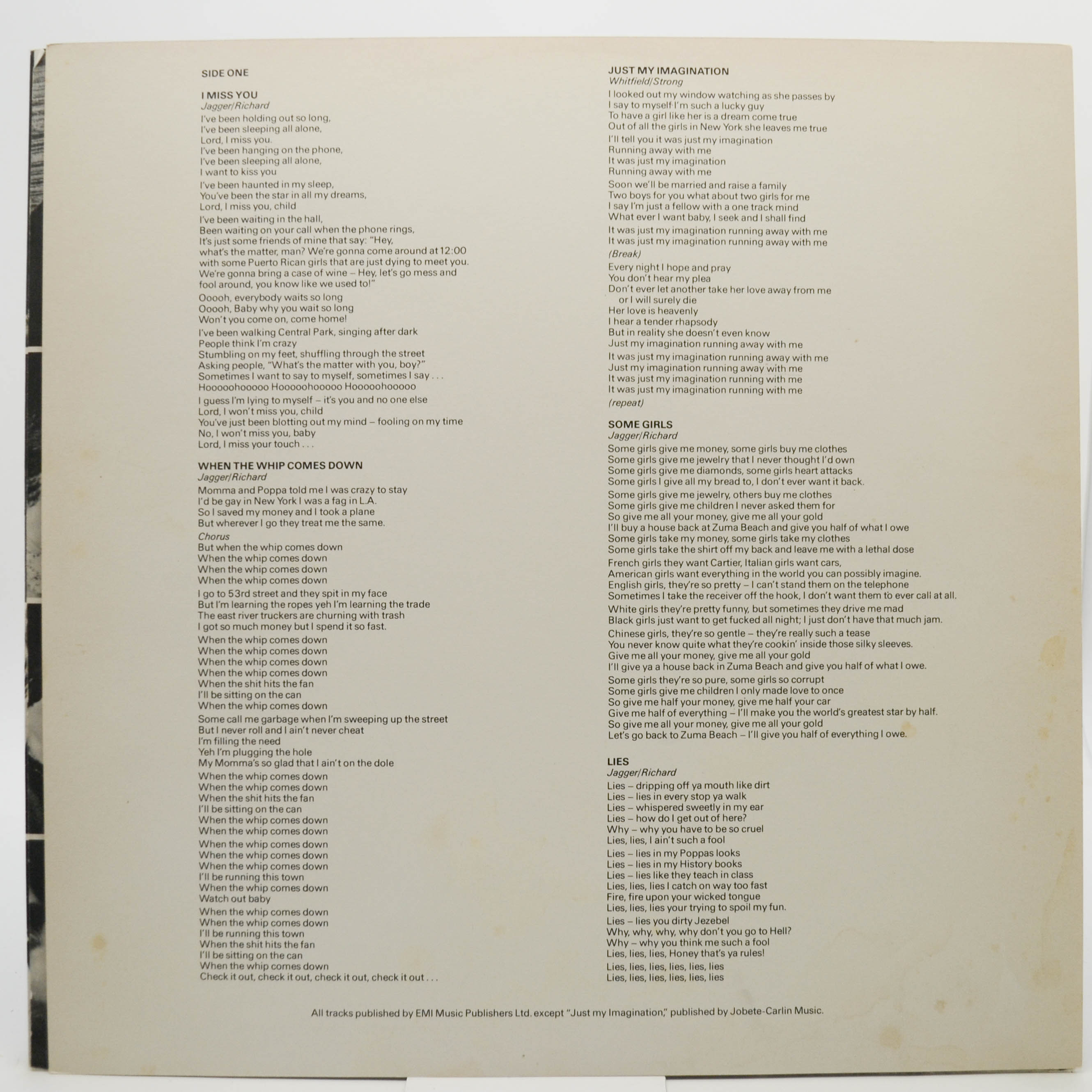 Rolling Stones — Some Girls, 1978