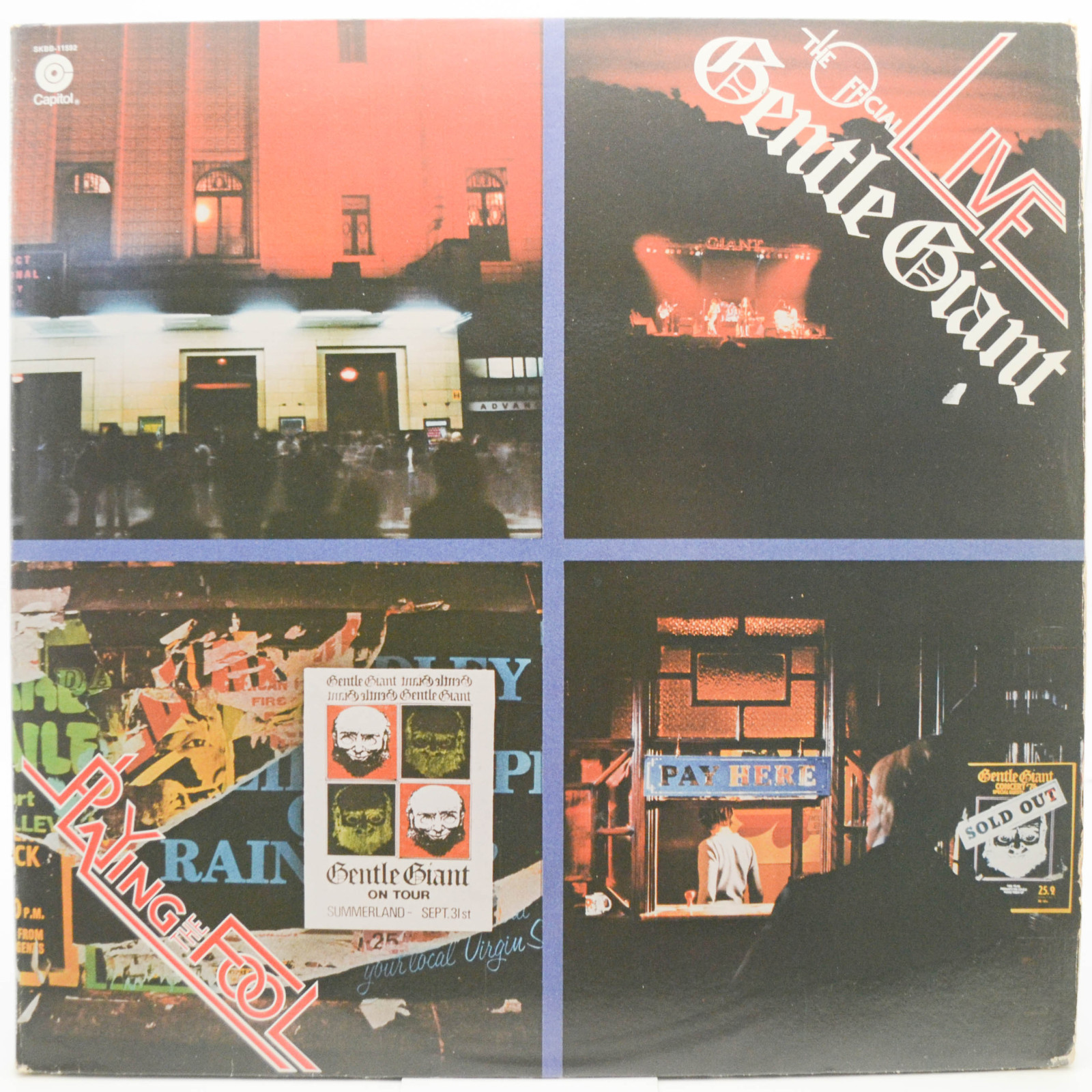 Gentle Giant — Playing The Fool (2LP), 1977