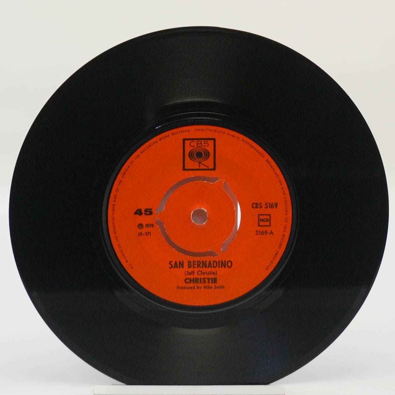 Виниловая пластинка San Bernadino (single), 1970