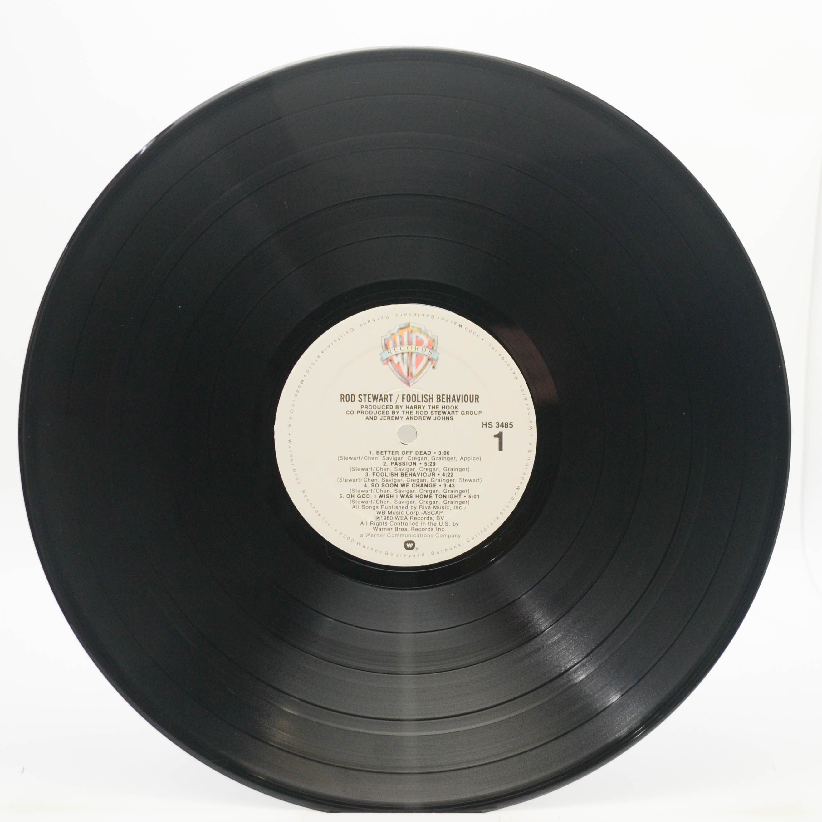 Rod Stewart — Foolish Behaviour (USA), 1980