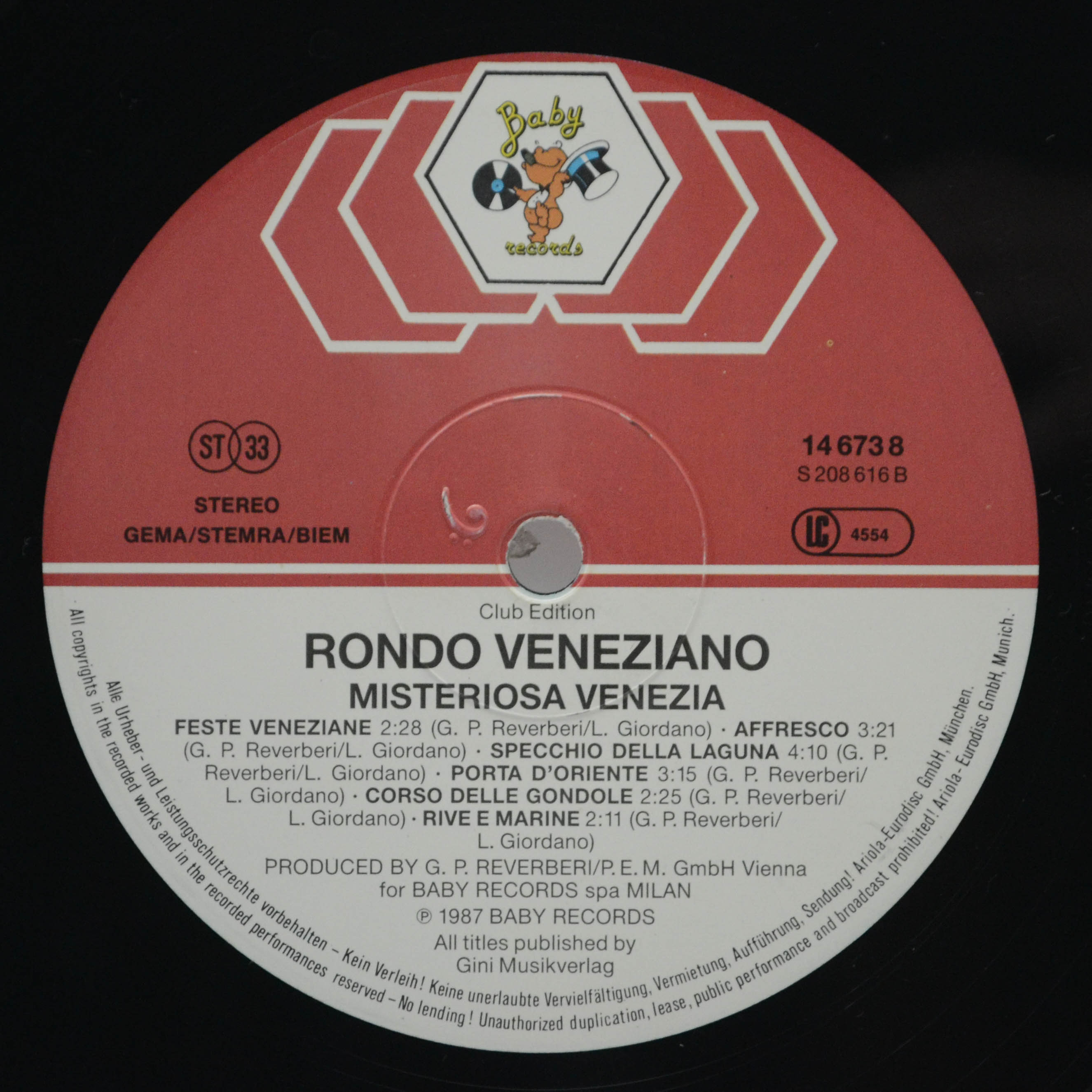 Rondo' Veneziano — Misteriosa Venezia, 1987