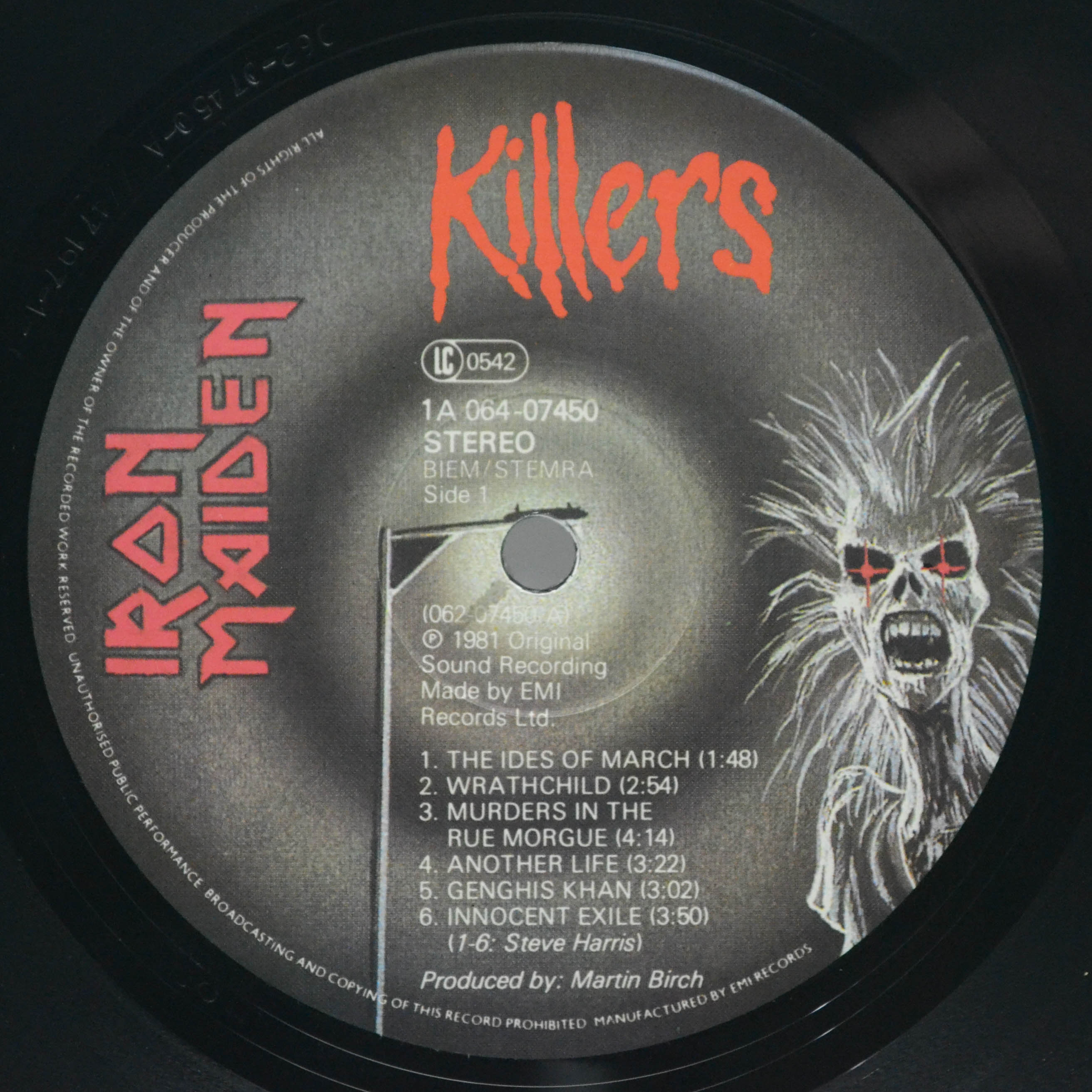 Iron Maiden — Killers, 1981