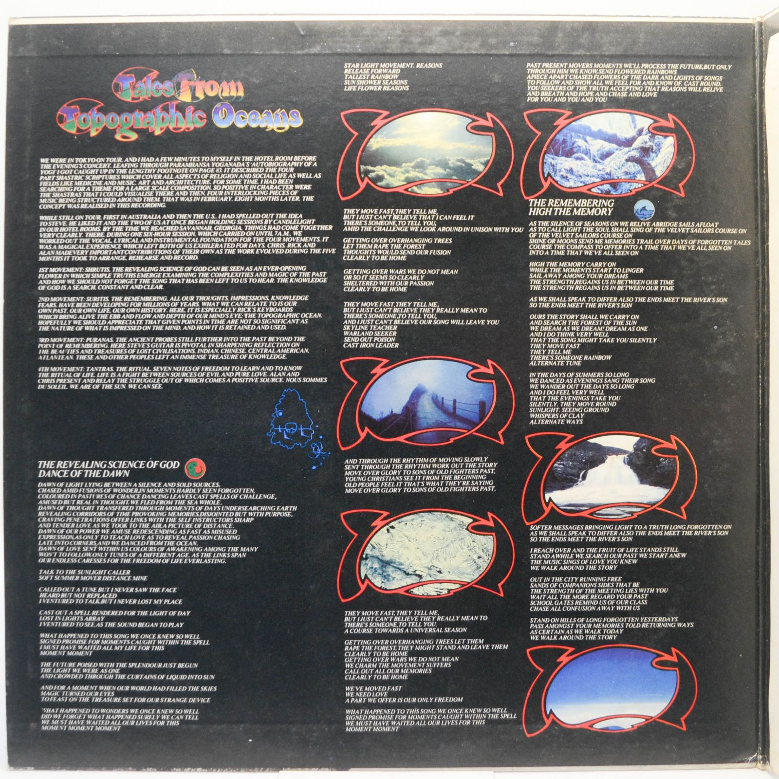 Виниловая пластинка Yes — Tales From Topographic Oceans (2LP), 1973