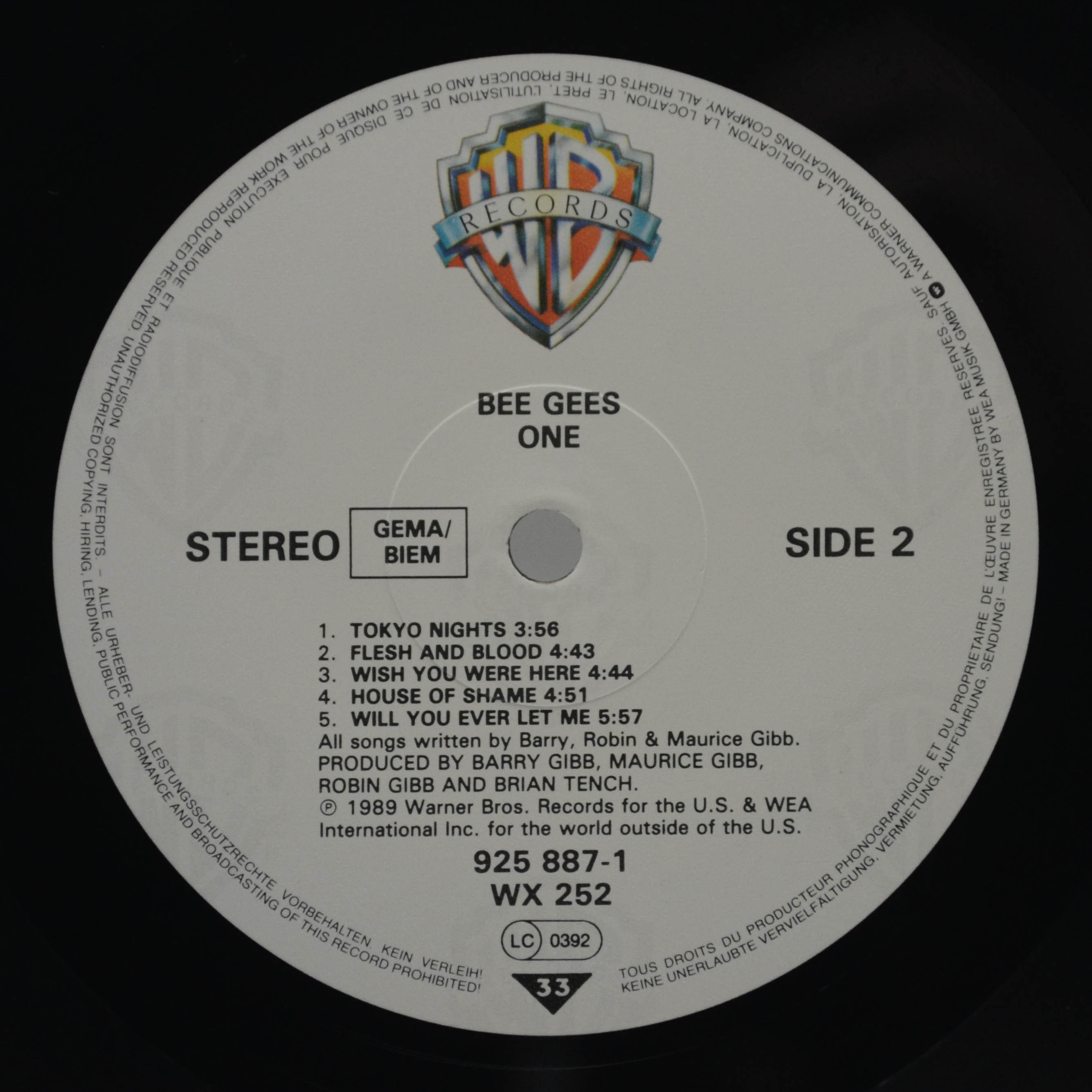 Bee Gees — One, 1989